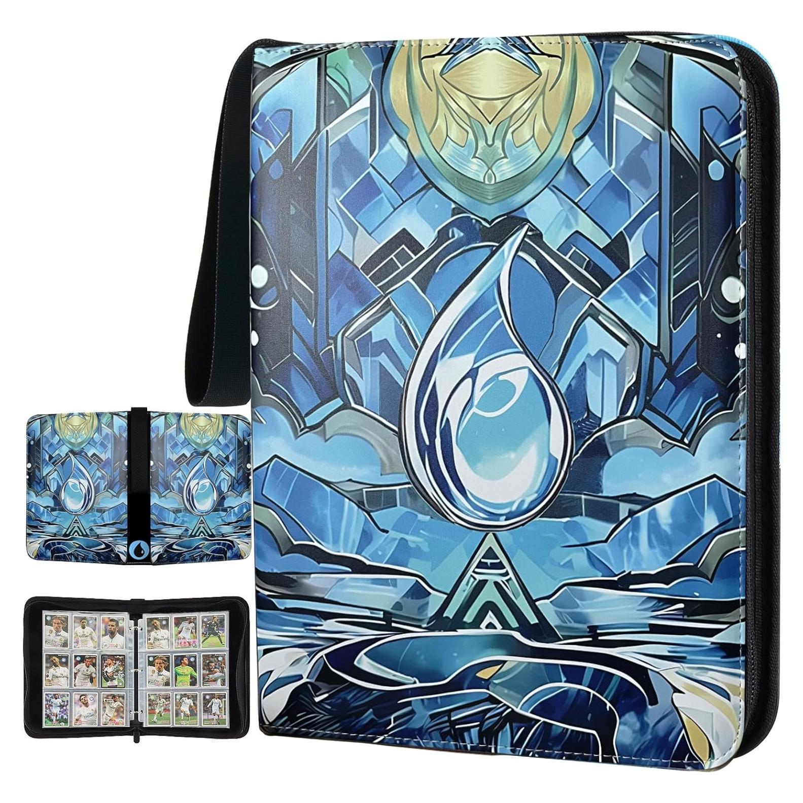 Carpeta de cartas coleccionables EYEGLEAM 720 cartas Azul