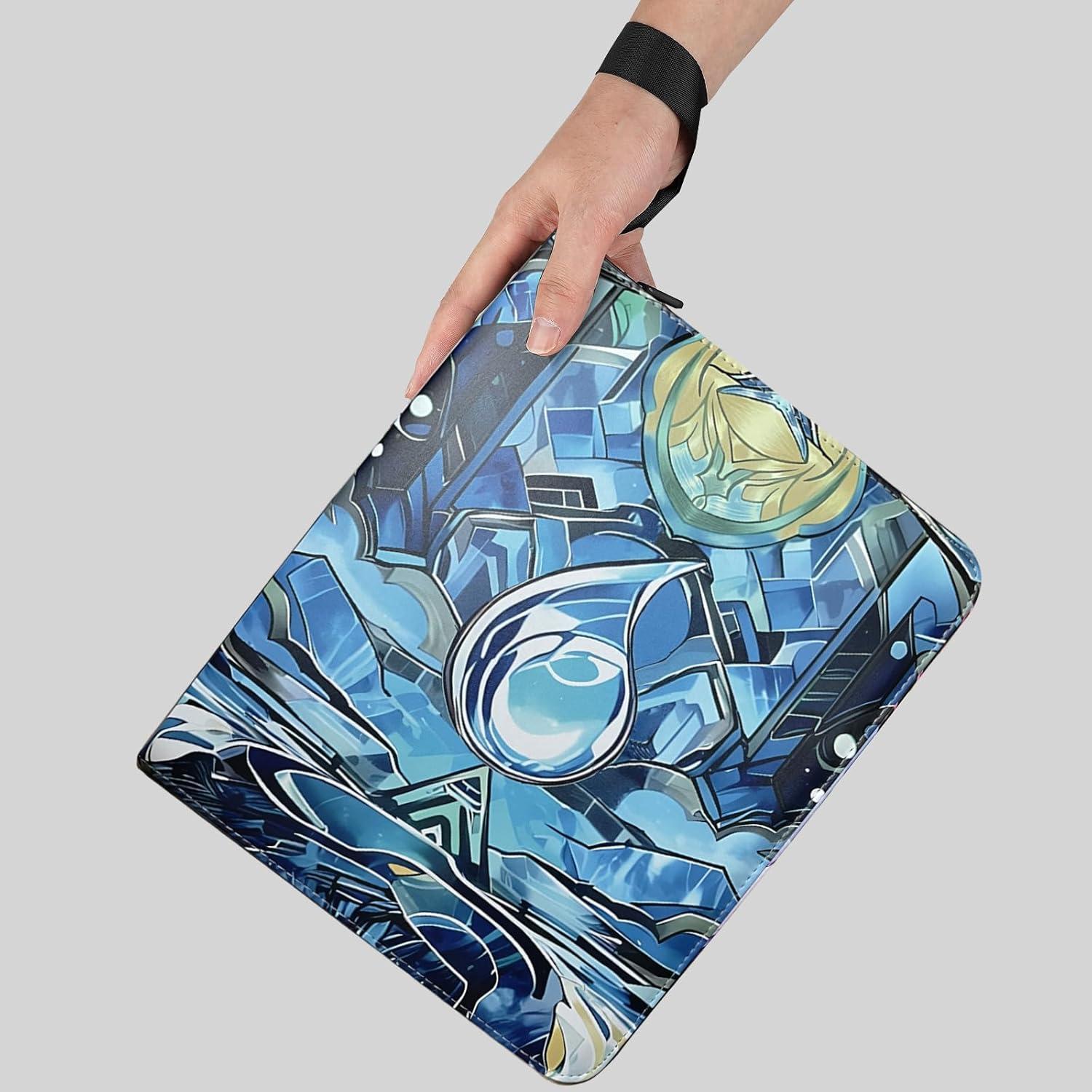 Carpeta de cartas EYEGLEAM 720 cartas Azul 9 bolsillos