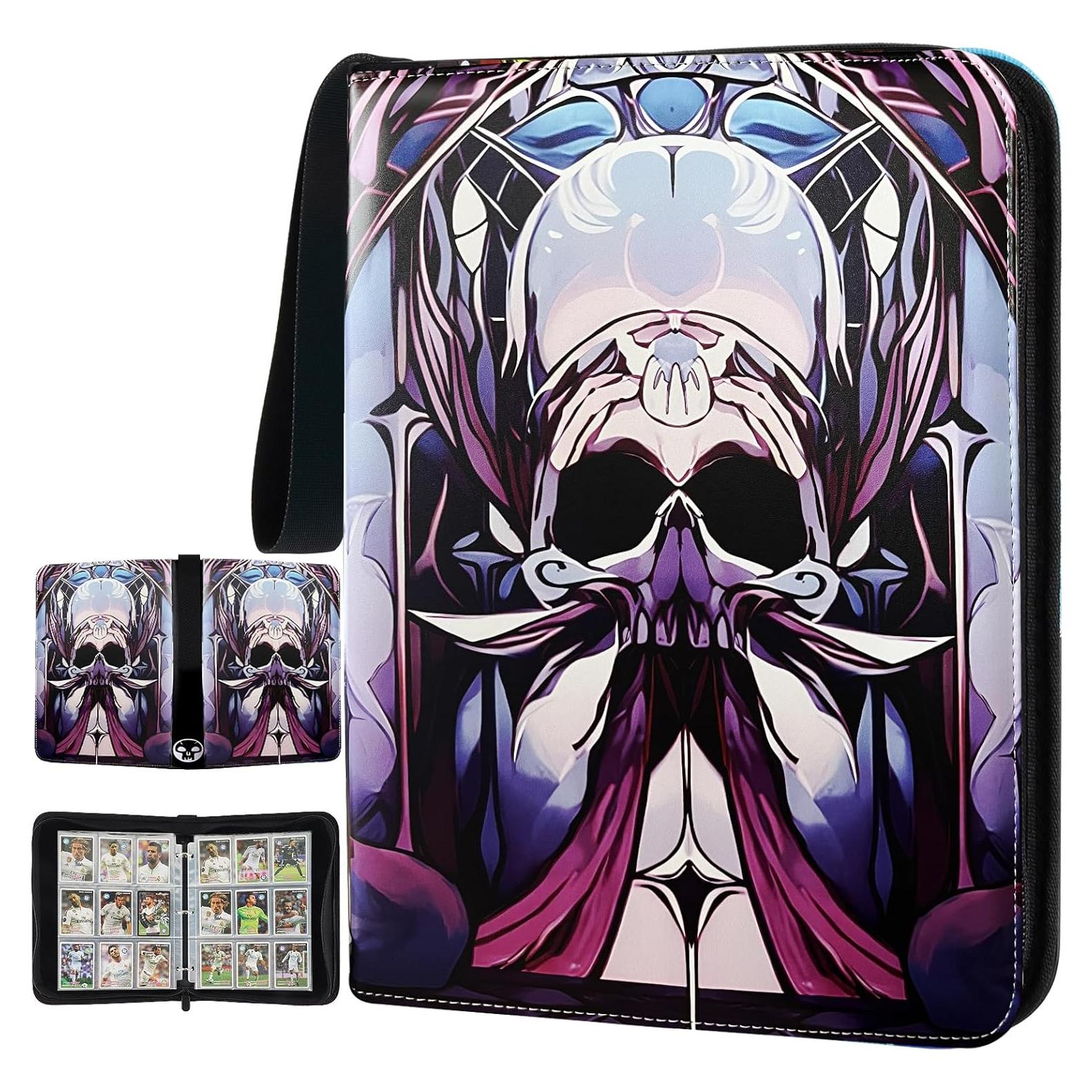 Carpeta de Cartas EYEGLEAM 720 Cartas 40 Páginas Púrpura