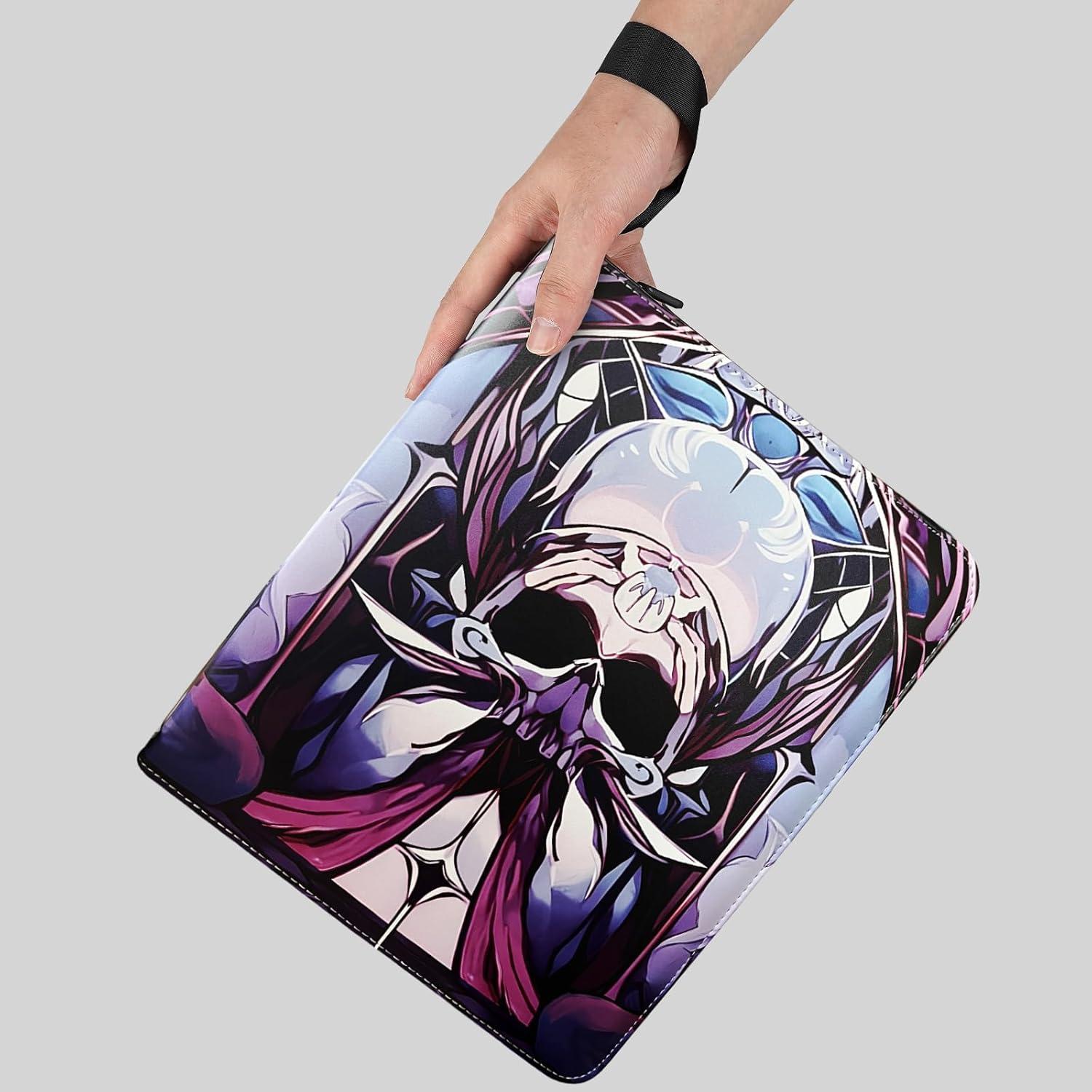 Carpeta de Cartas EYEGLEAM 720 Cartas 40 Páginas Púrpura