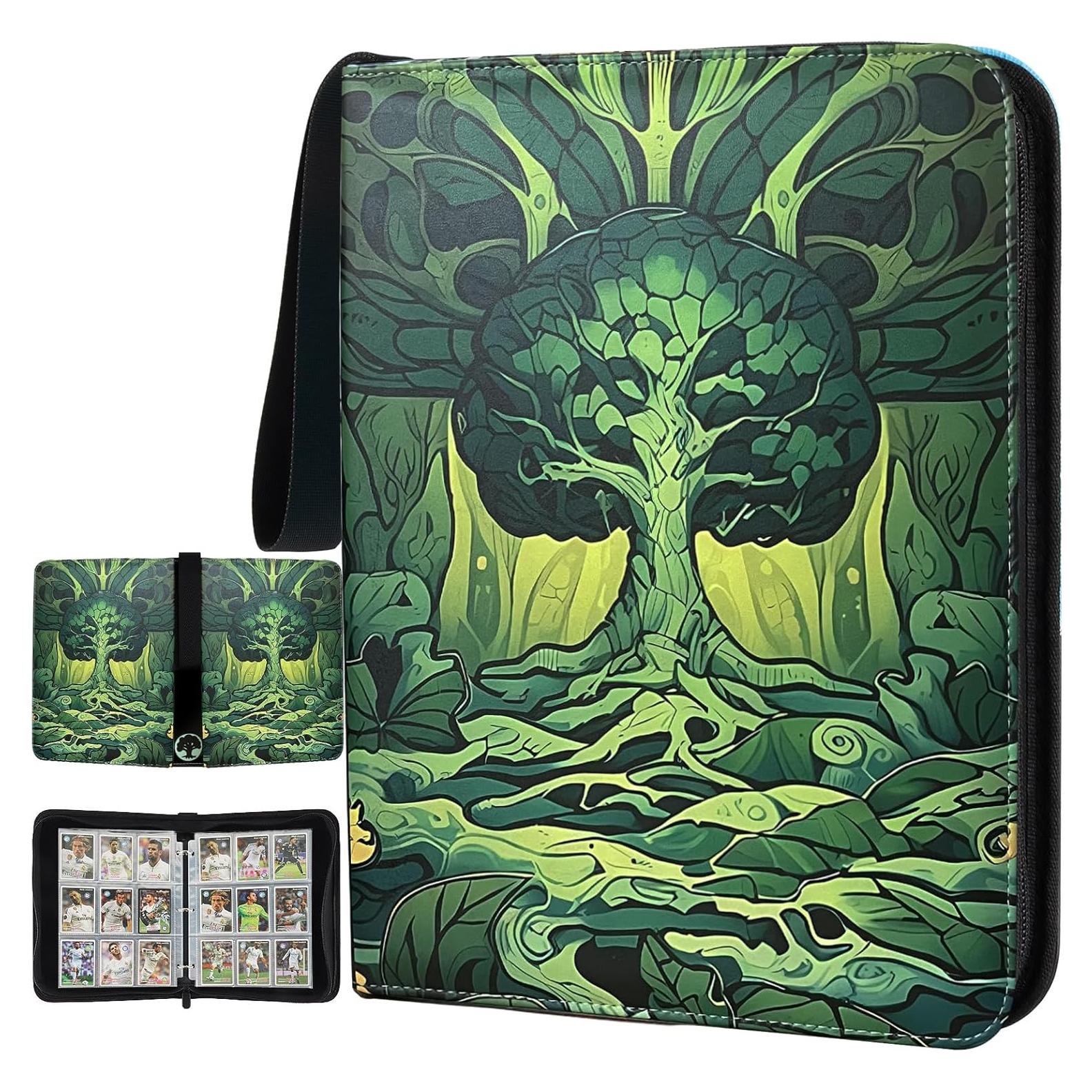 Carpeta de cartas coleccionables EYEGLEAM 720 cartas Verde