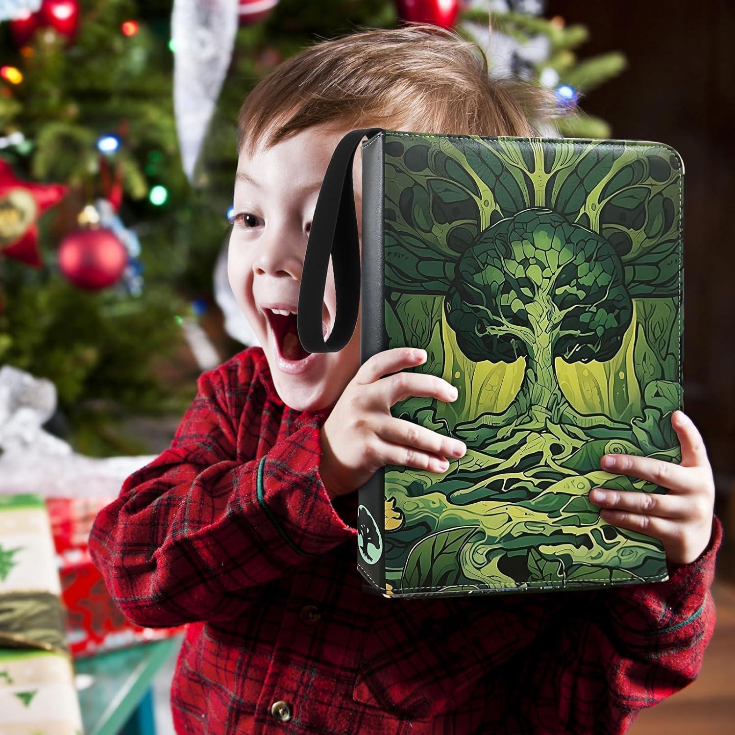 Carpeta de cartas coleccionables EYEGLEAM 720 cartas Verde