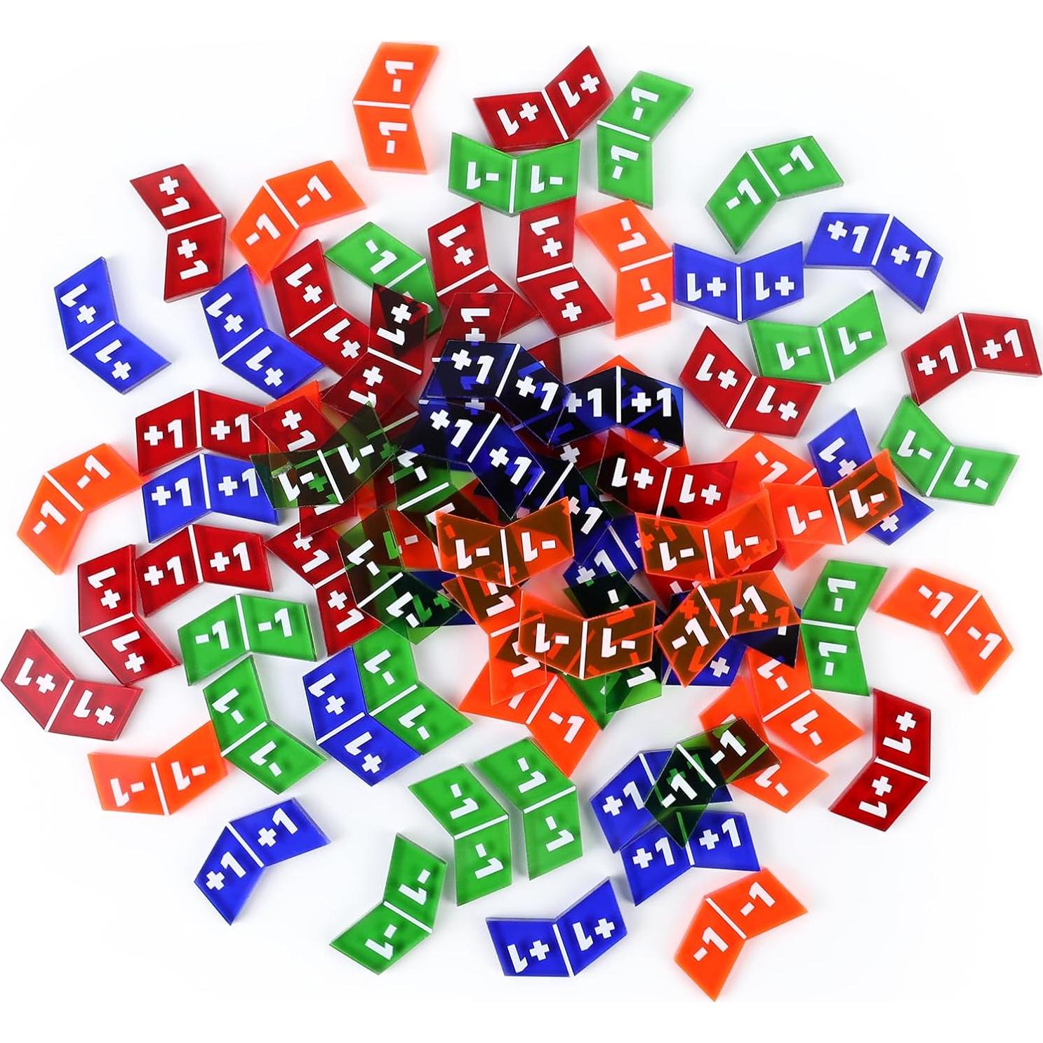 40 Piezas Contadores Coloridos MTG Acrílico 22mm para Juegos