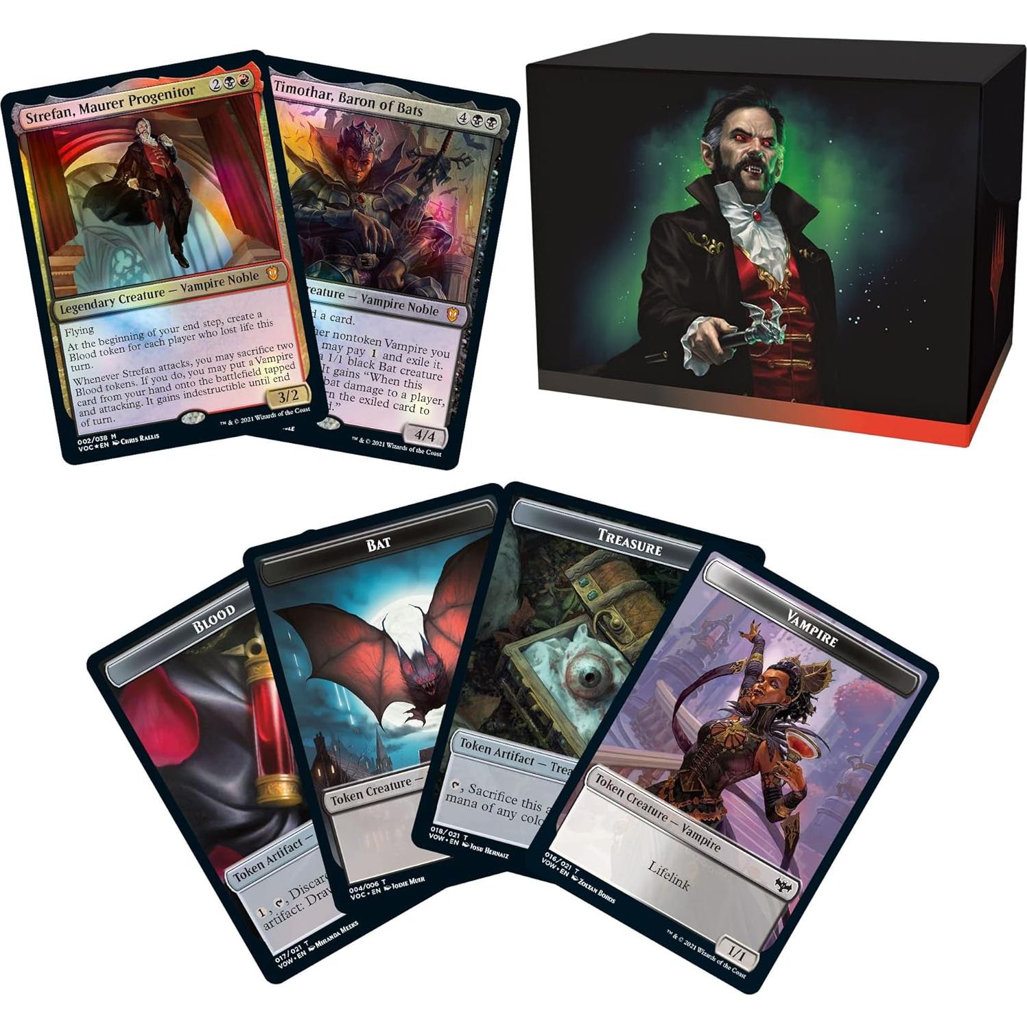 Magic: The Gathering Innistrad: Crimson Vow Commander Deck – Vampiric Bloodline (Black-Red)