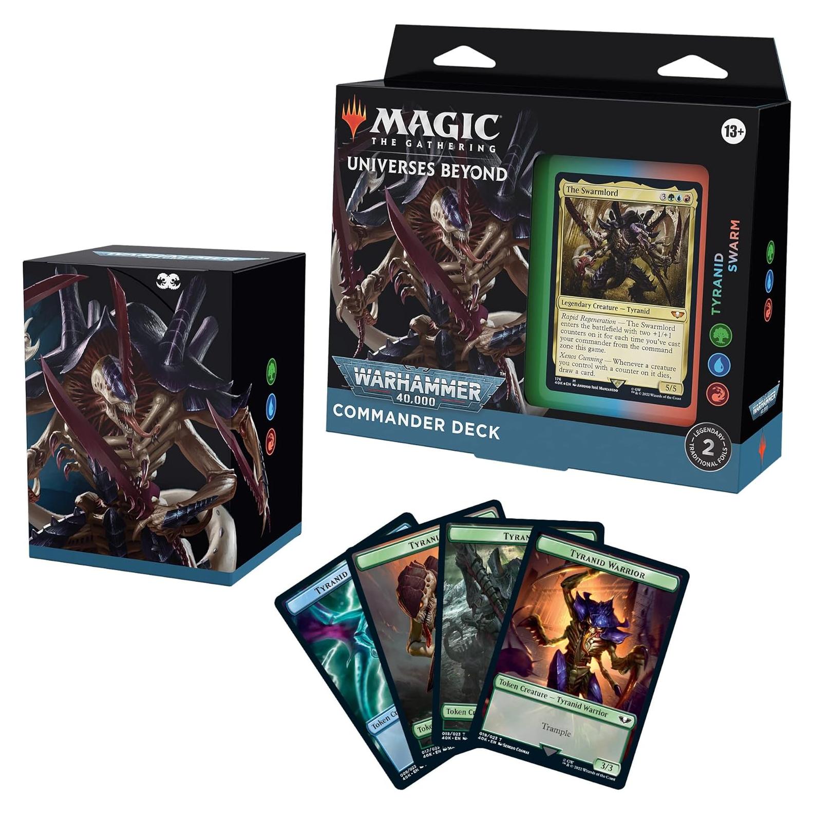Mazo Commander Magic: The Gathering Swarm Tyranidos 100 cartas