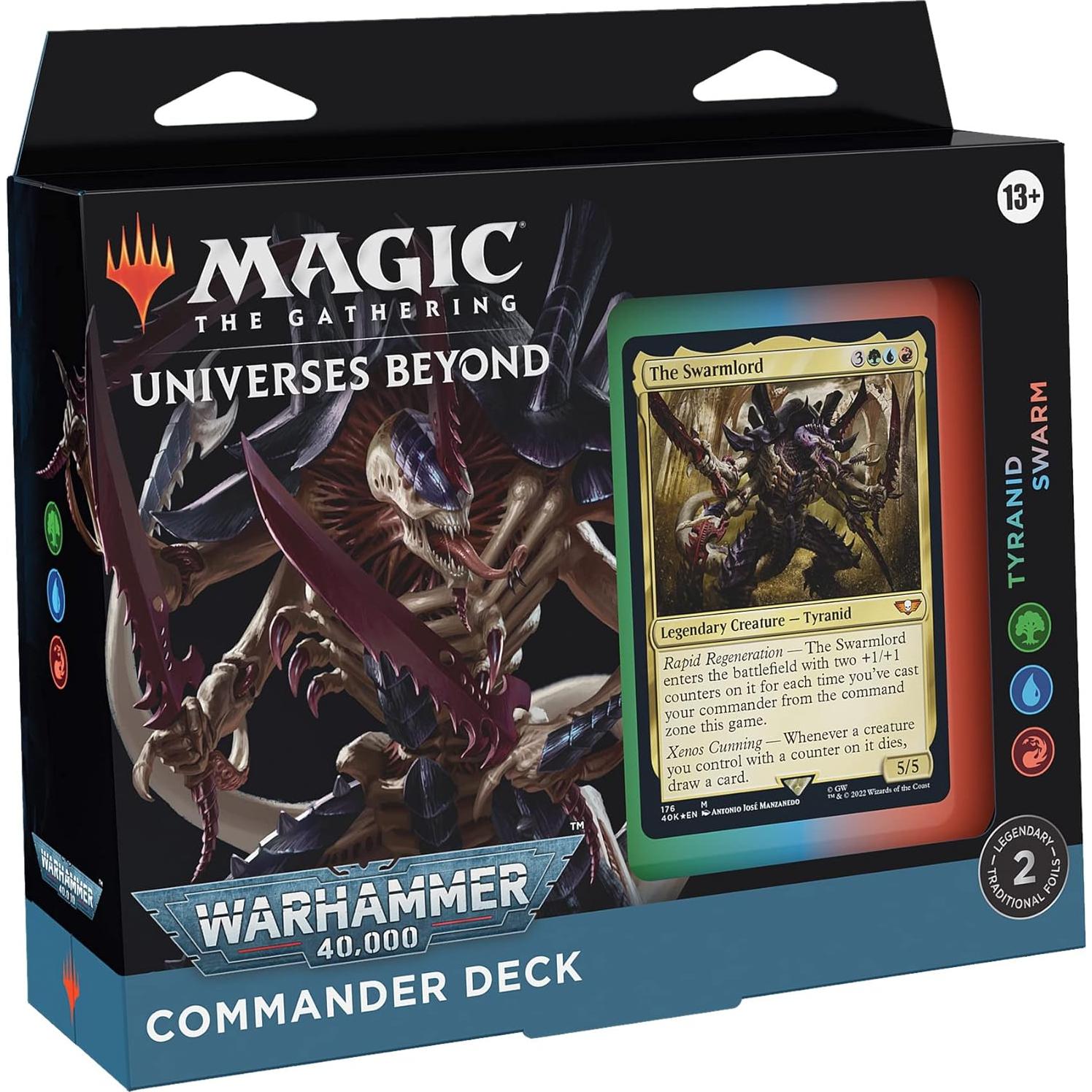 Mazo Commander Magic: The Gathering Swarm Tyranidos 100 cartas