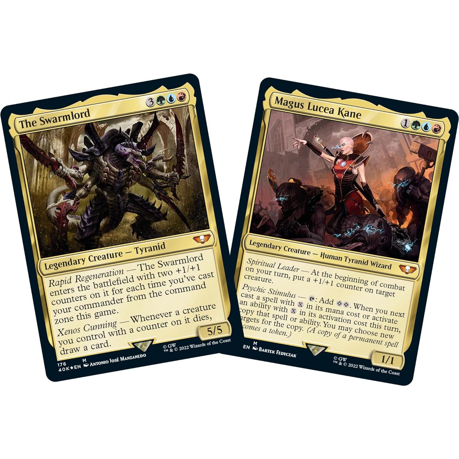 Mazo Commander Magic: The Gathering Swarm Tyranidos 100 cartas