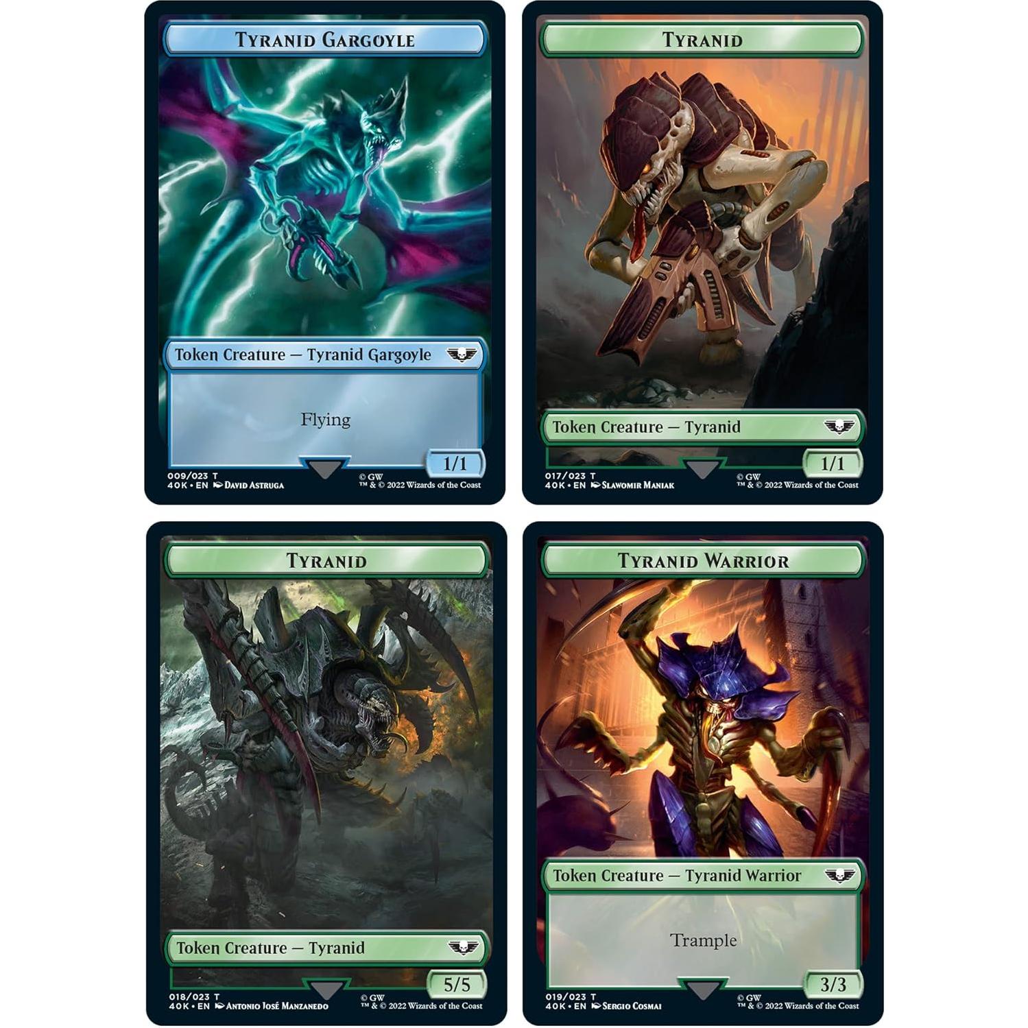 Mazo Commander Magic: The Gathering Swarm Tyranidos 100 cartas