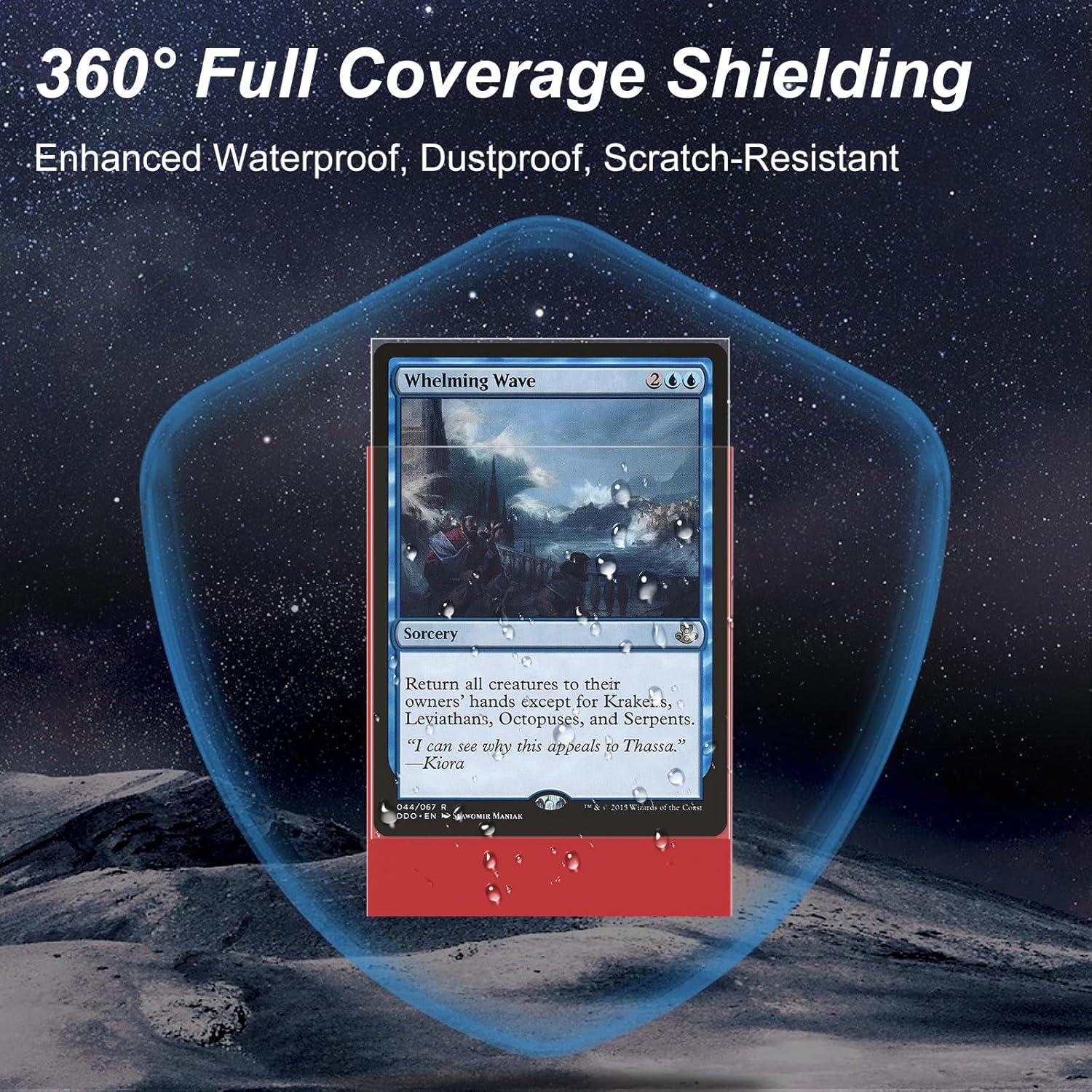 Paquete 400 fundas cartas Mlikero rojas mate y interiores