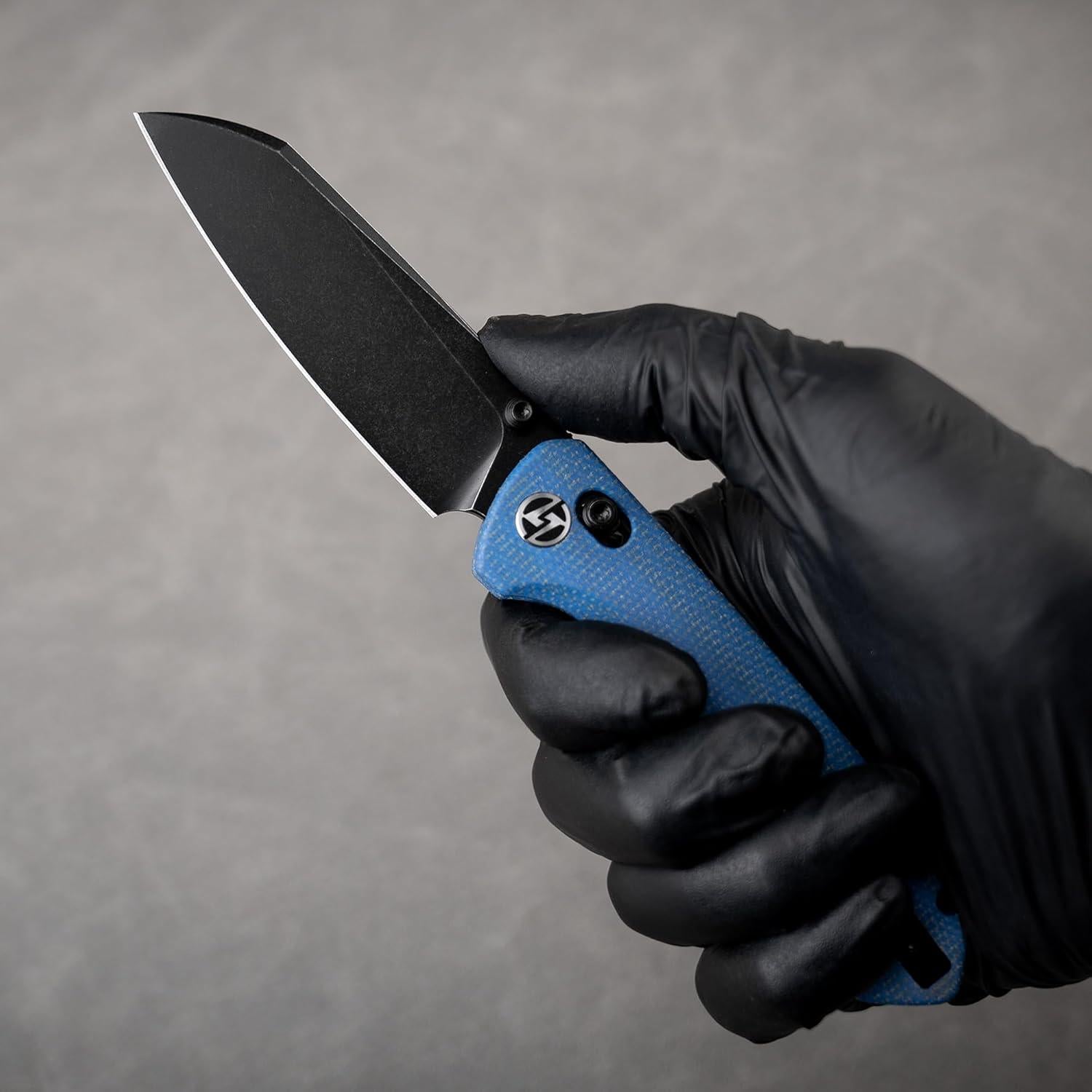 Cuchillo Plegable OLITANS G062 Acero 14C28N 8.5cm Camping