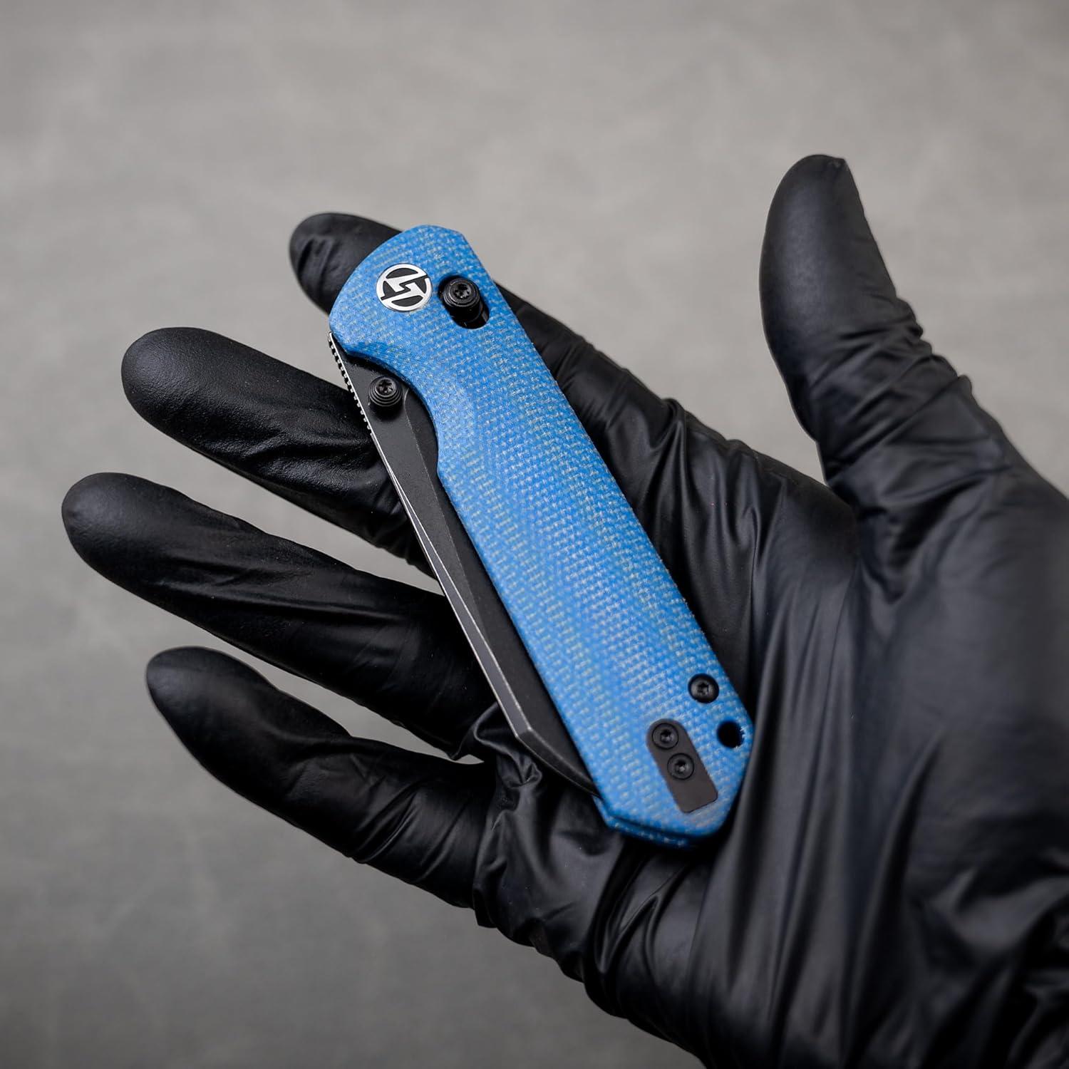 Cuchillo Plegable OLITANS G062 Acero 14C28N 8.5cm Camping