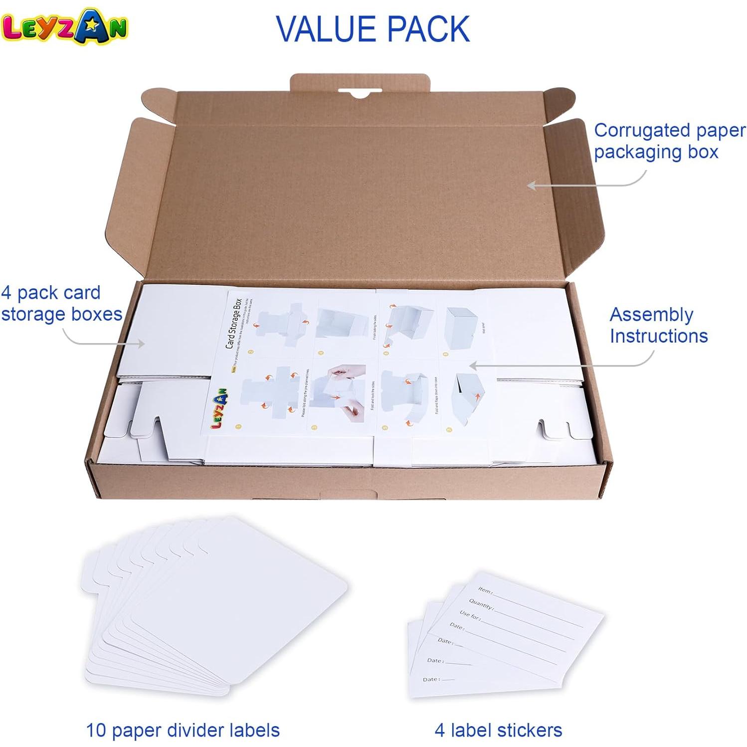 Caja de Almacenamiento Leyzan para 1600 Cartas Coleccionables