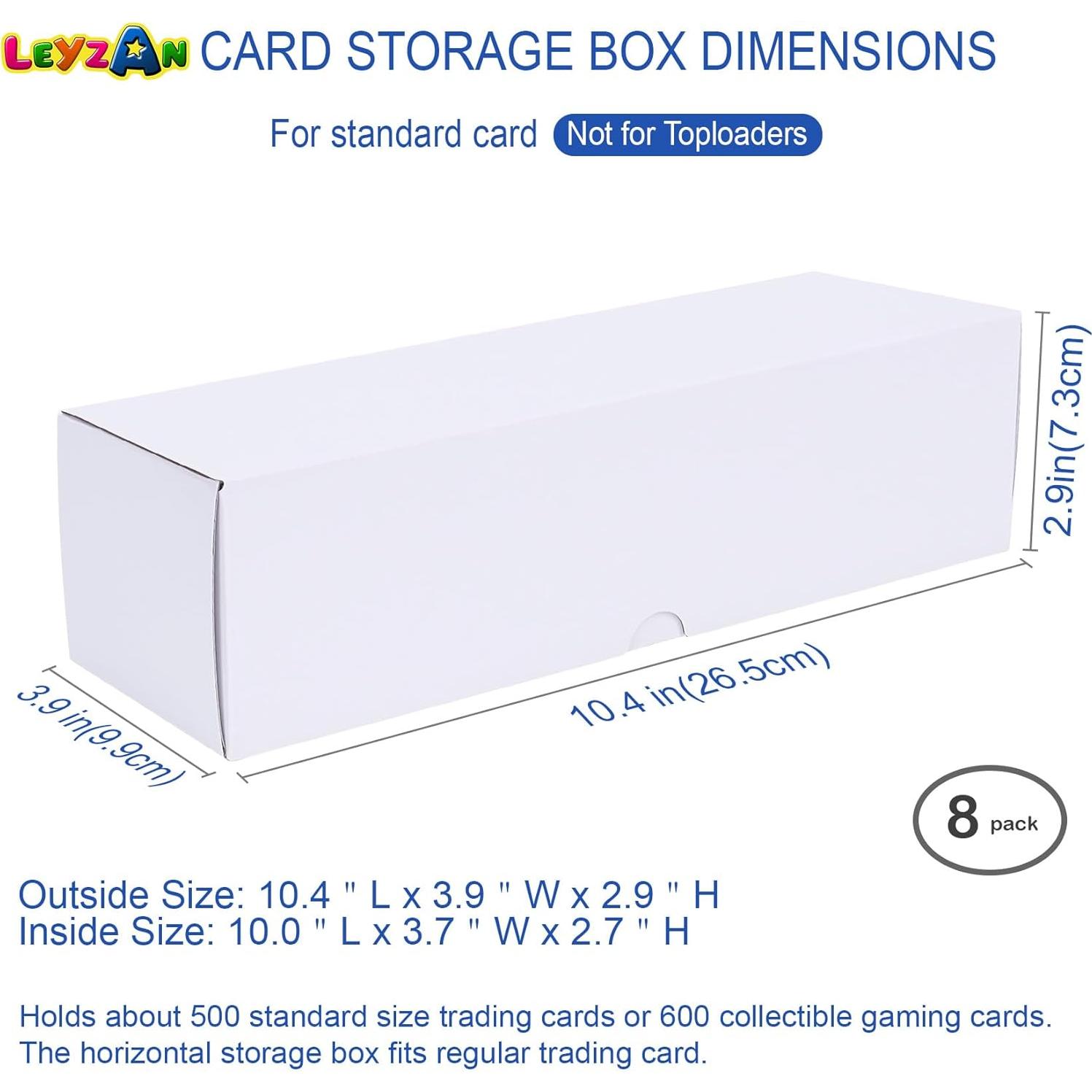 Caja de Almacenamiento Leyzan para Cartas Estándar - 8 Piezas