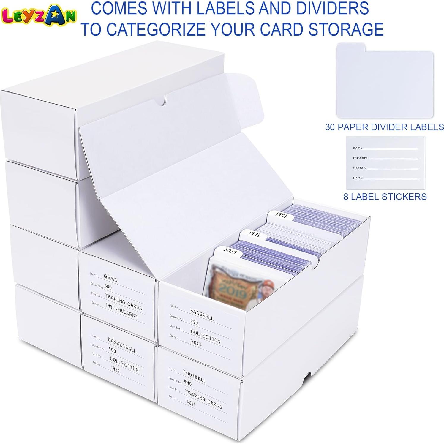 Caja de Almacenamiento Leyzan para Cartas Estándar - 8 Piezas