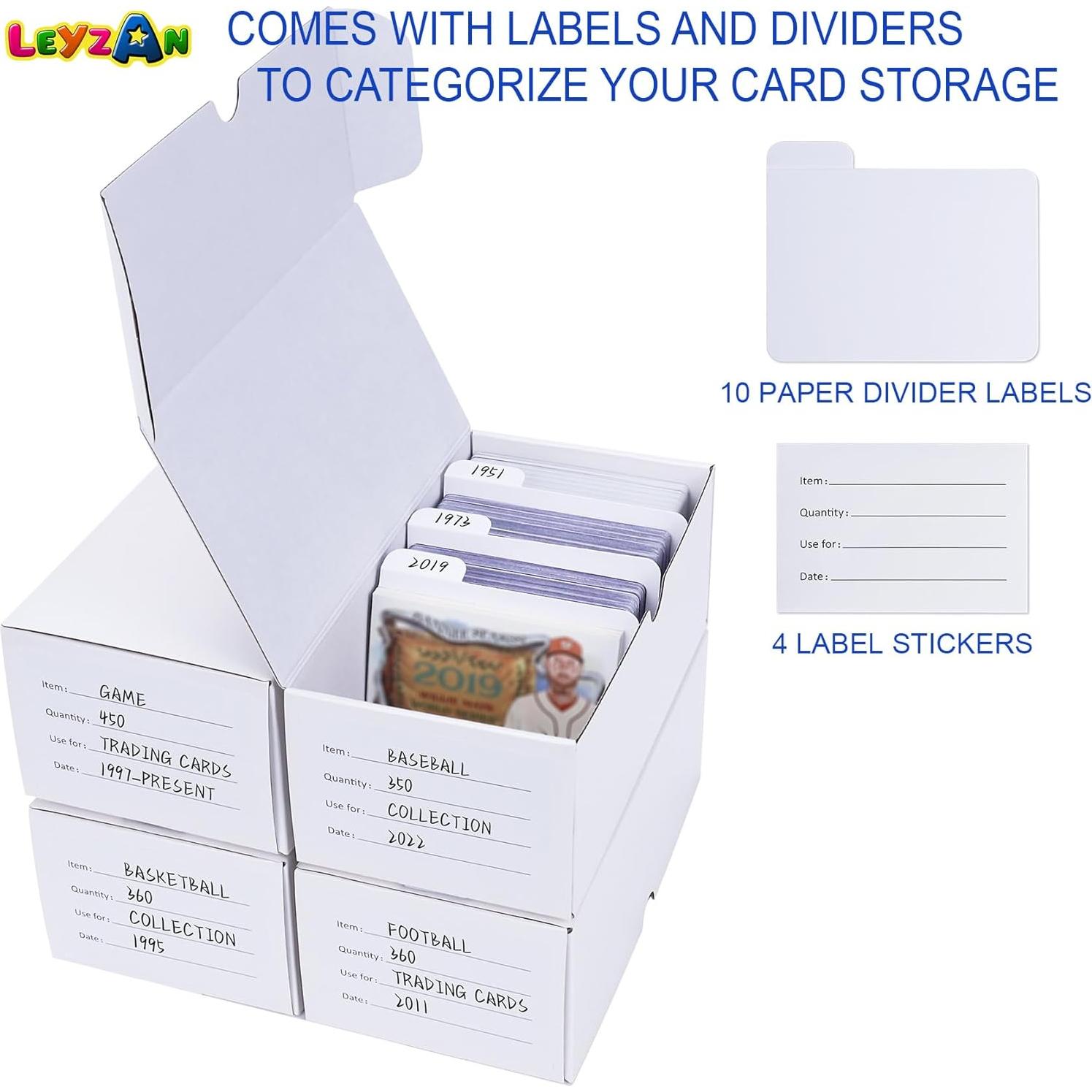 Caja de Almacenamiento Leyzan para 1600 Cartas Coleccionables