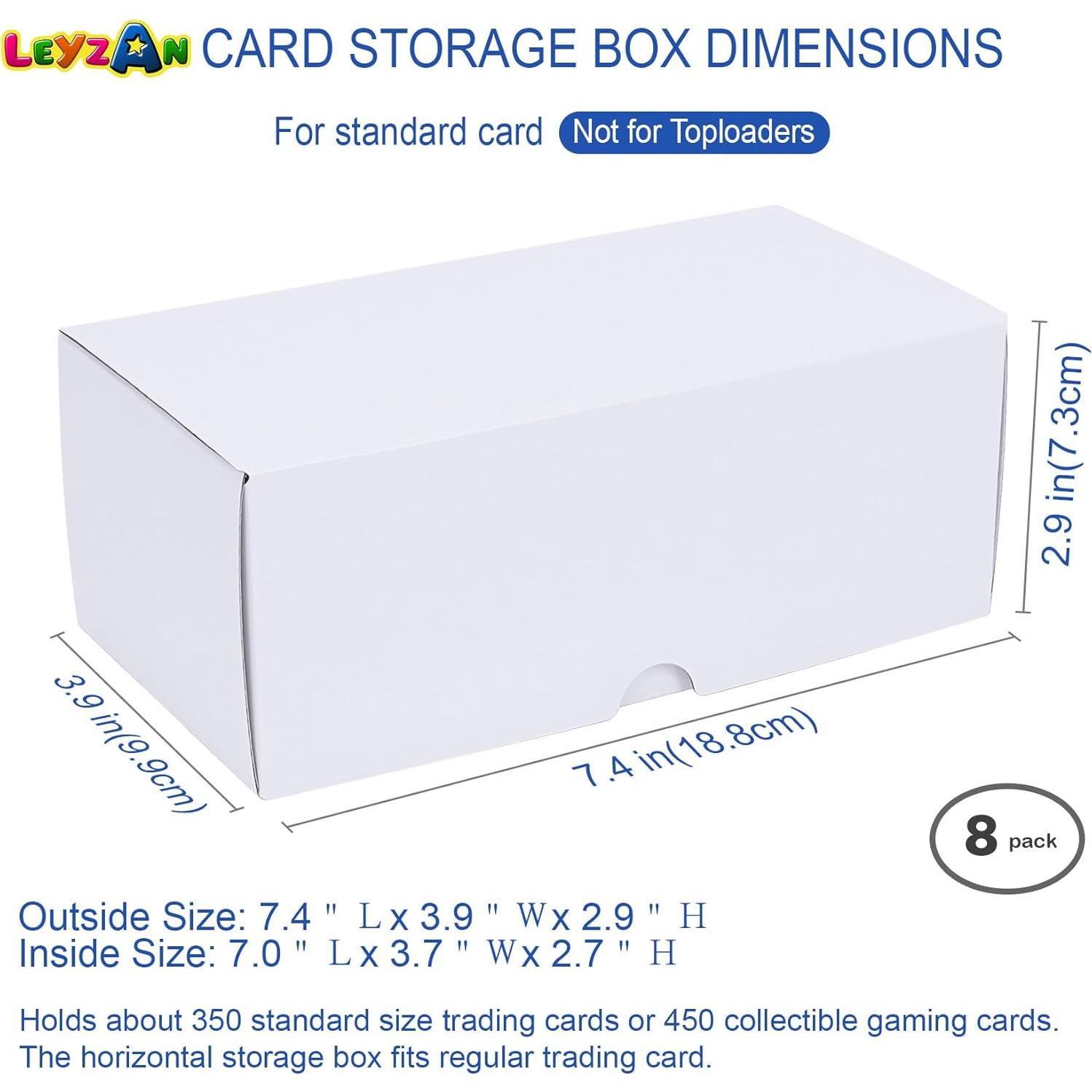 Caja de Almacenamiento Leyzan para 3200 Cartas - 8 Unidades