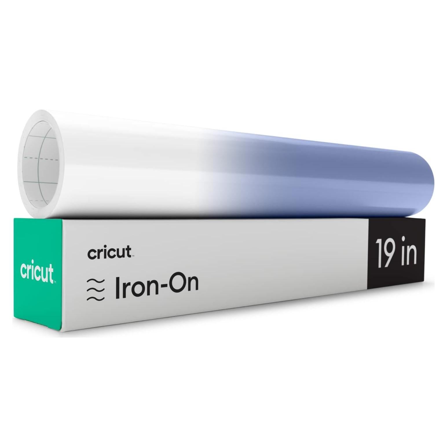 Vinilo Cricut Activado por UV 30.5x61 cm Blanco-Azul