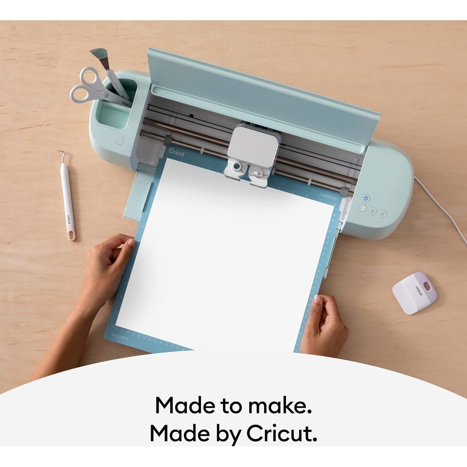 Vinilo Cricut Activado por UV 30.5x61 cm Blanco-Azul