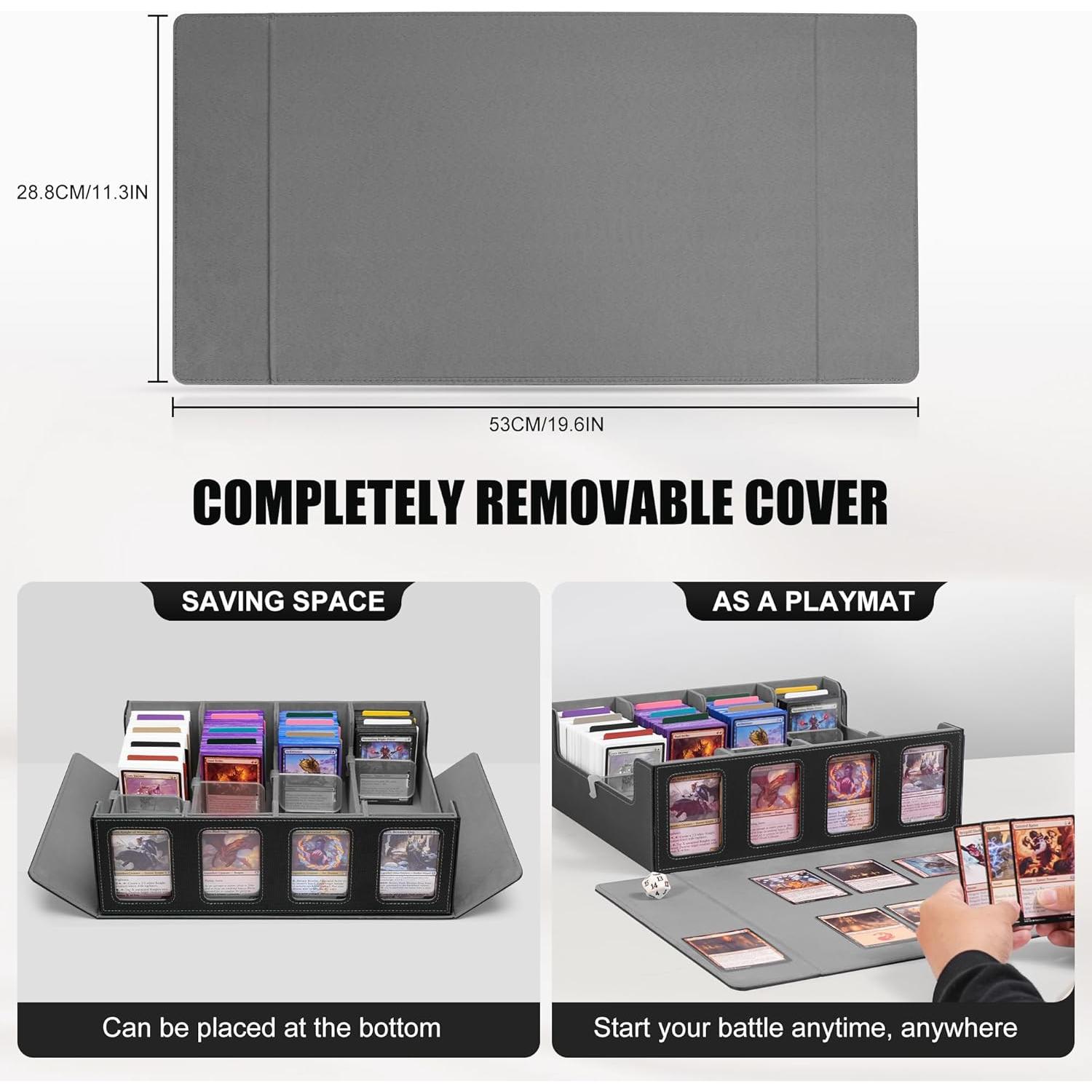 Caja de Almacenamiento de Cartas Kabinka Negra 2400+ Cartas