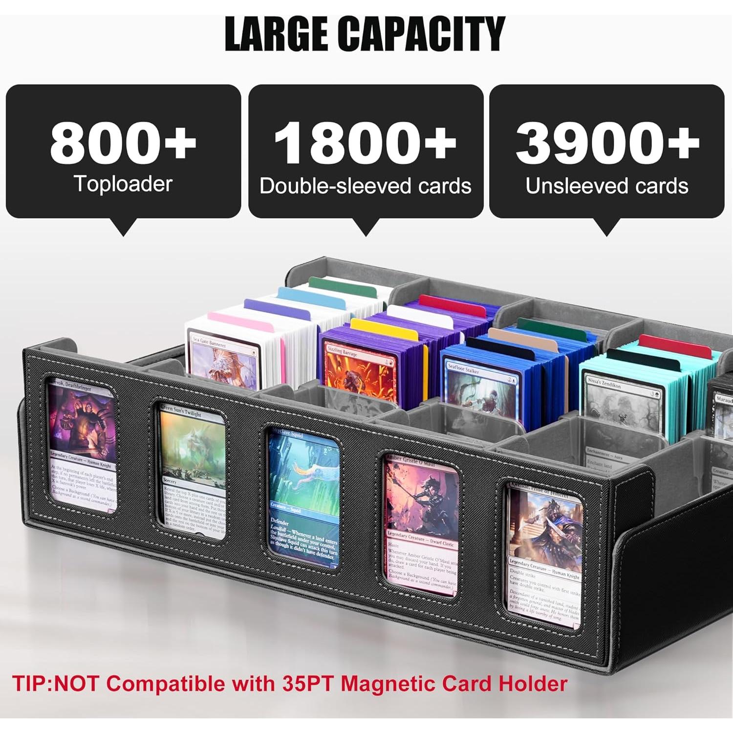 Caja de Almacenamiento Kabinka para 3900 Cartas Negra