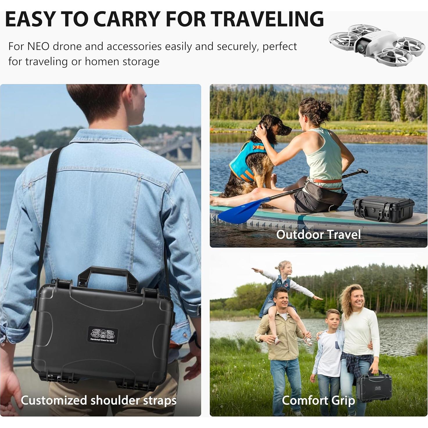 Funda Dura Impermeable STARTRC para DJI Neo Fly More Combo