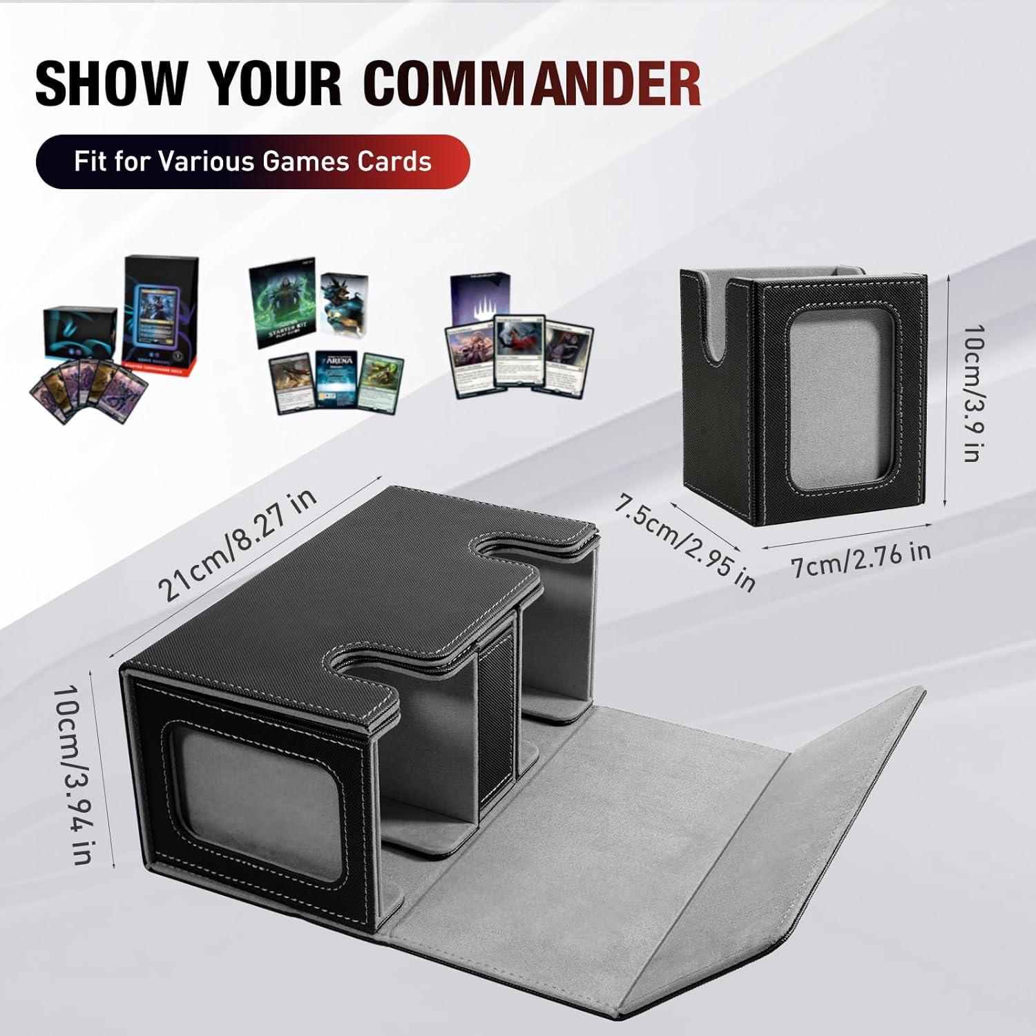 Caja de Deck TiMOVO para 200+ Cartas de Commander