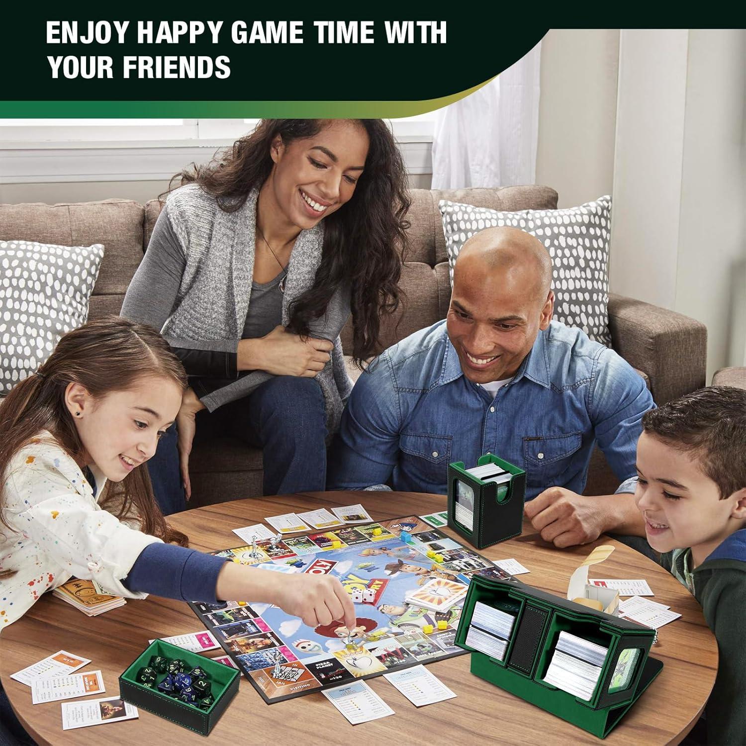 Caja de Deck TiMOVO para Commander 200+ Cartas Verde/Negro