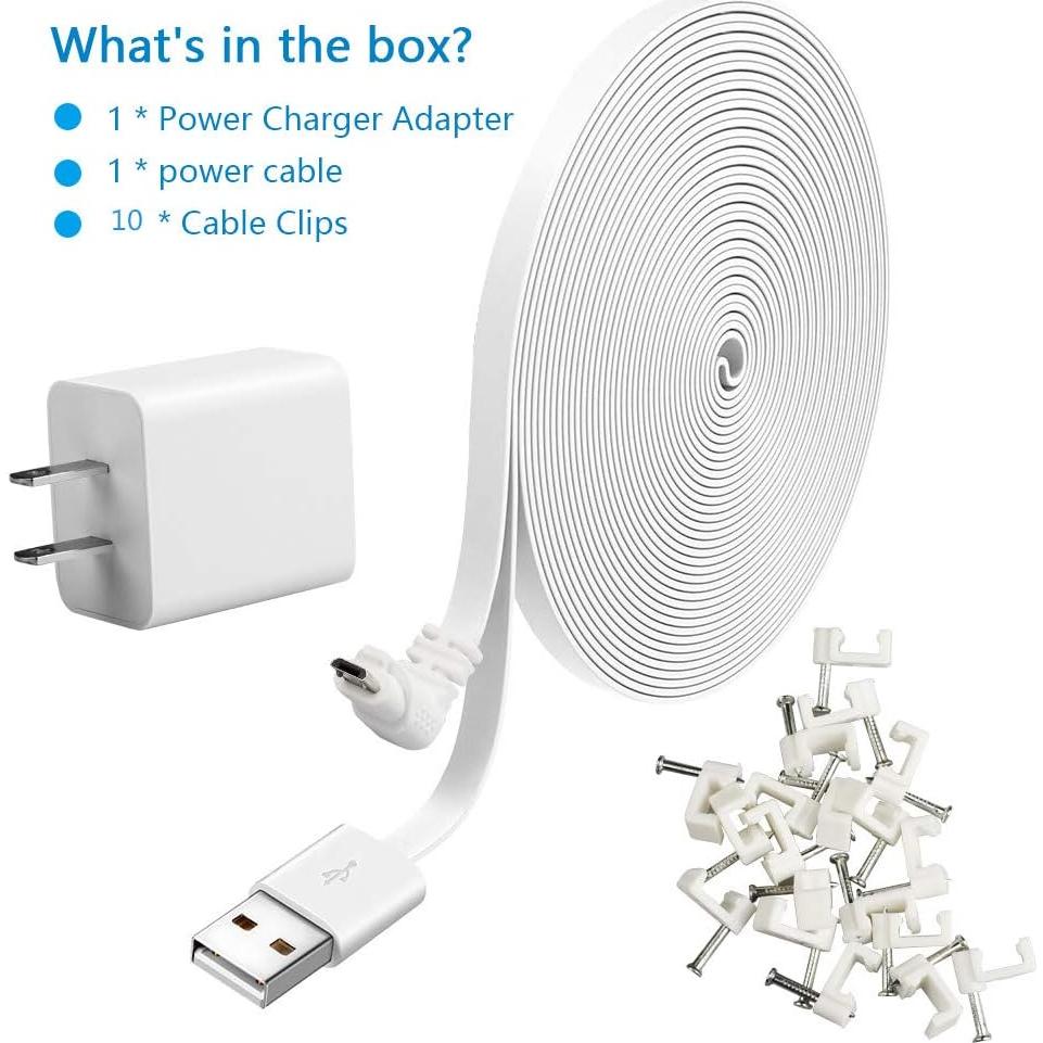 Cable de Carga 3M FARSAIL para Arlo Pro y Pro 2 Resistente