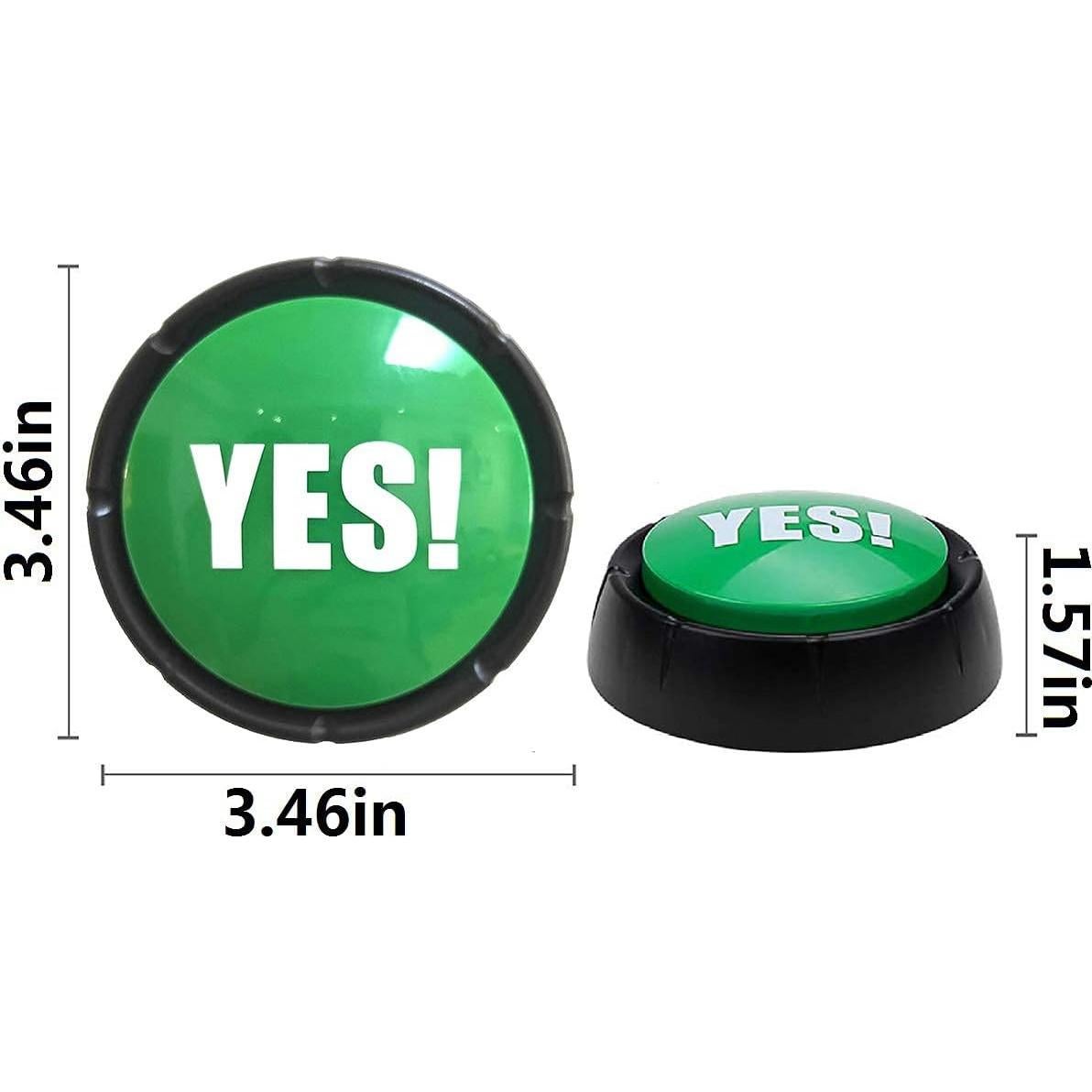 Botón de Sonido Joffreg YES Verde - Reproduce 2000 veces