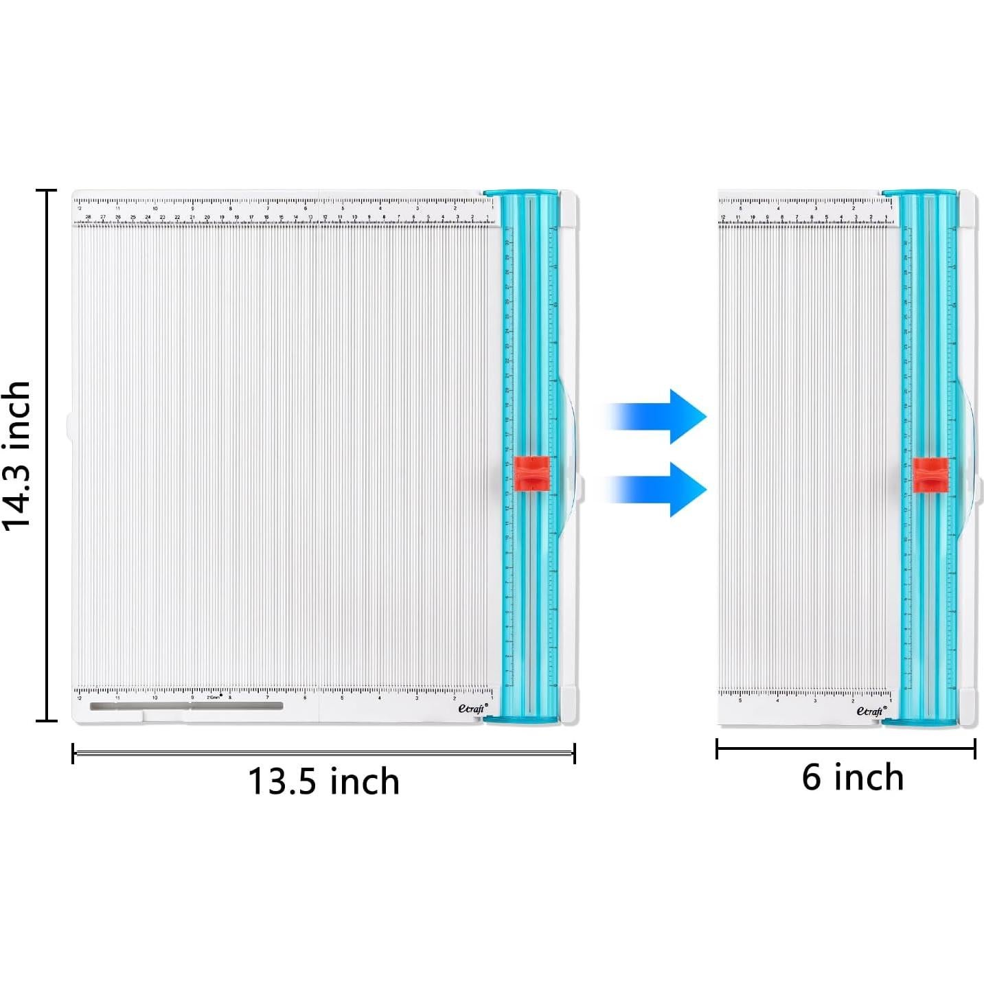 Cortadora de Papel Ecraft 30.48x30.48 cm con Tablero de Puntuación