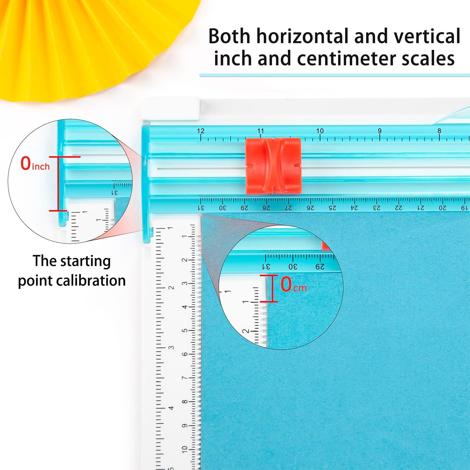 Cortadora de Papel Ecraft 30.48x30.48 cm con Tablero de Puntuación
