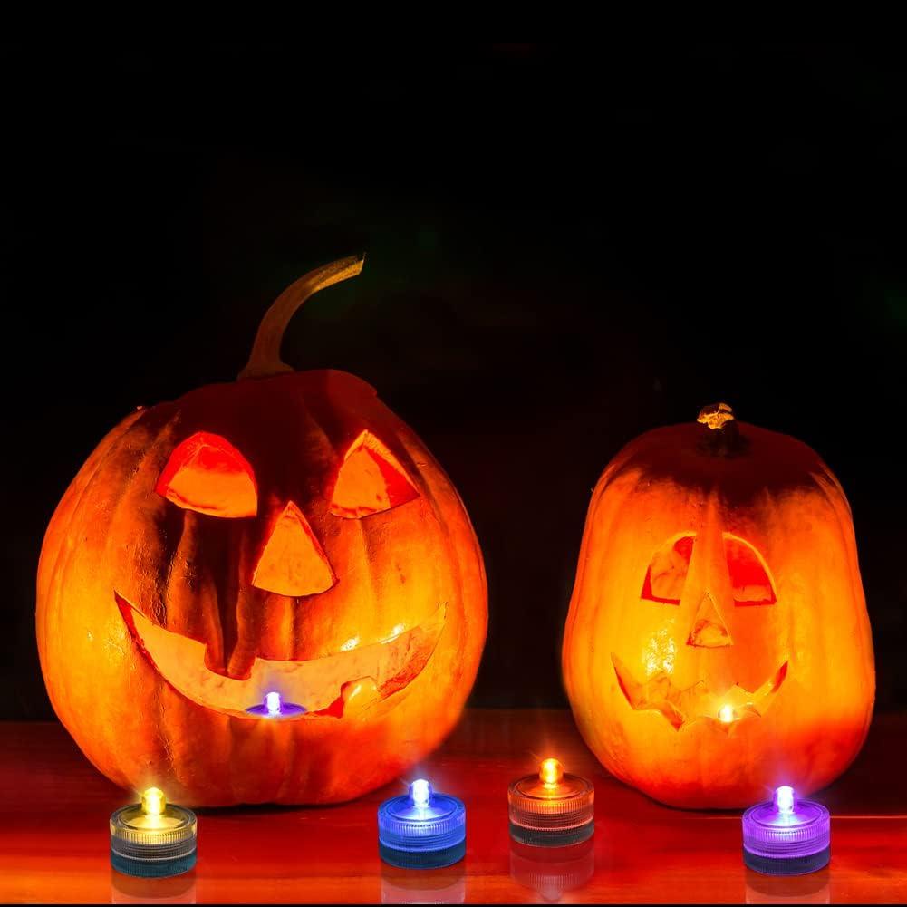 Mini Luz LED Submersible idyl 24pcs Batería Impermeable Roja