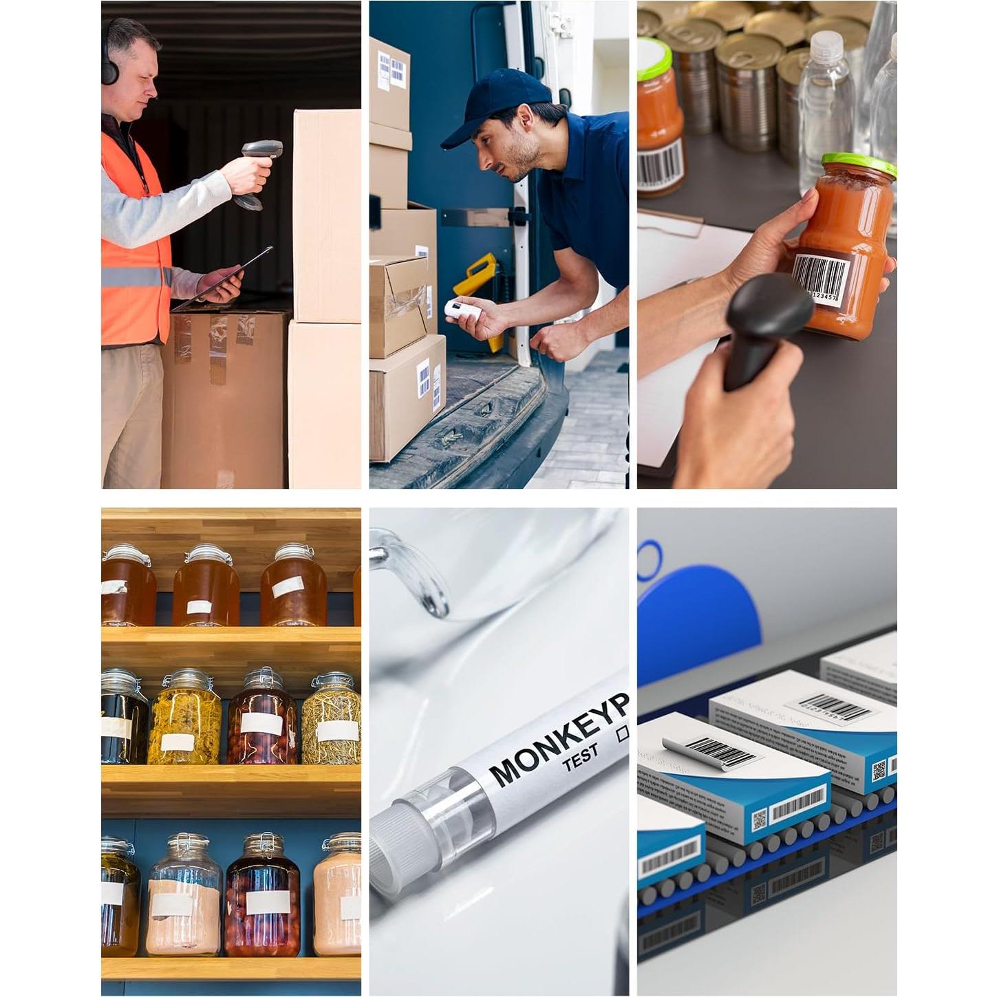 Etiquetas de Dirección Yuanqimm 30336, 25mm x 54mm, 2 Rollos