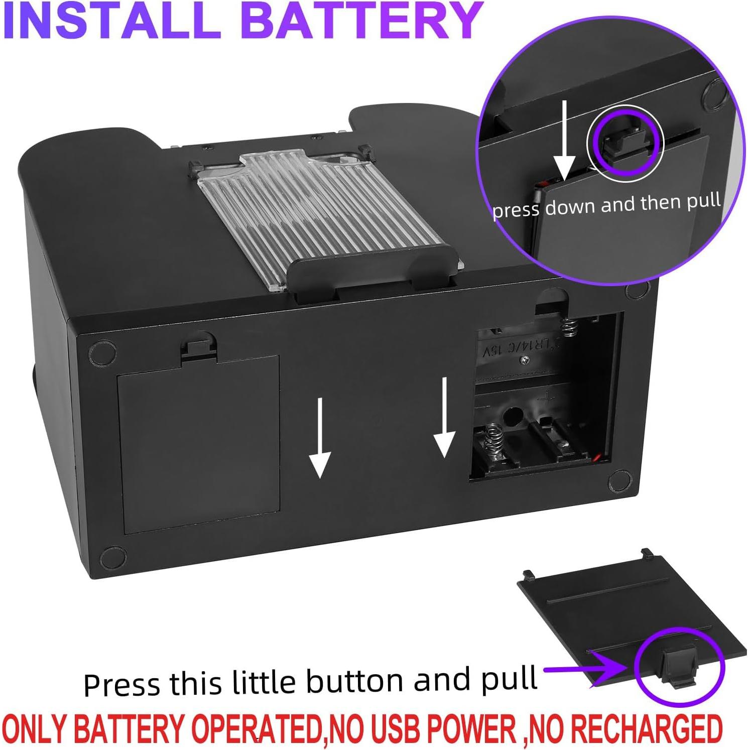 Barajador de Cartas Automático FEIERYA 6 Barajas Eléctrico