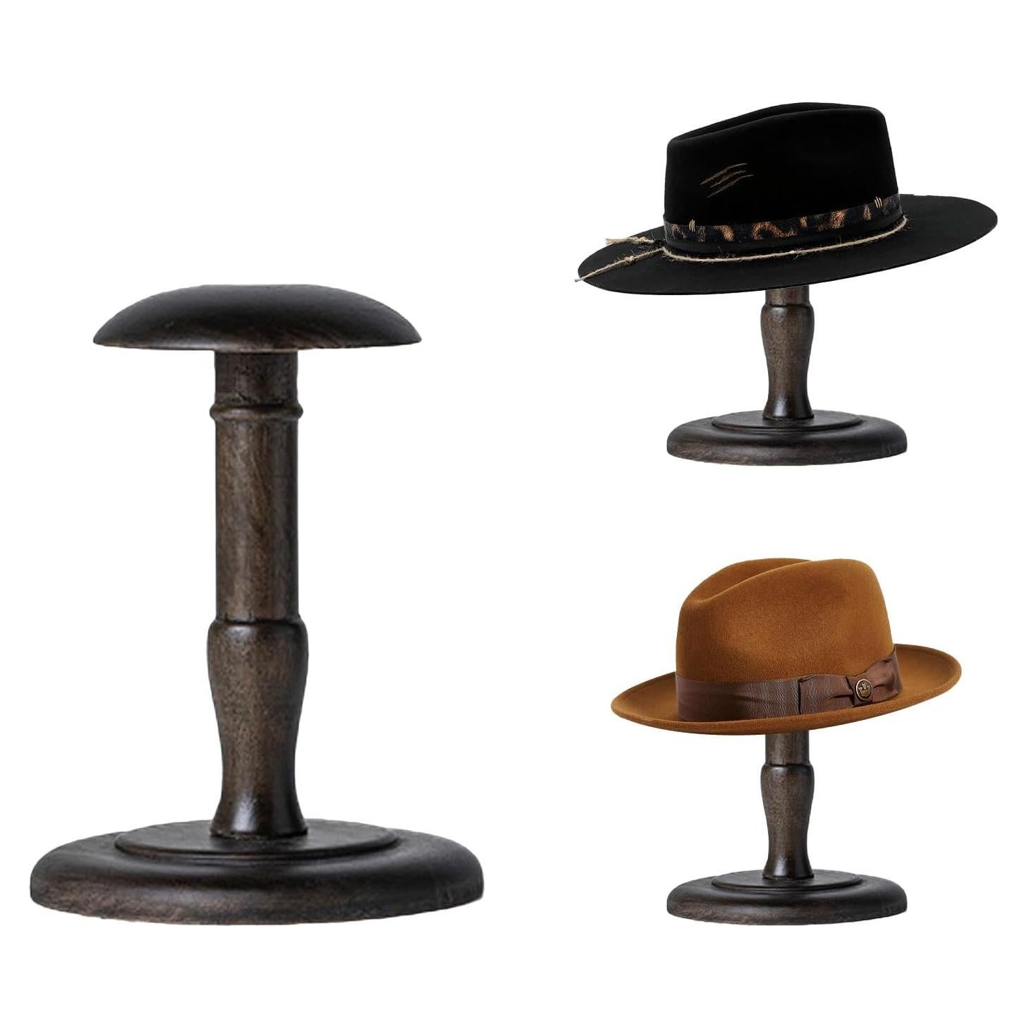 Soporte para Sombreros Vintage CHADWICK de Madera 21 cm