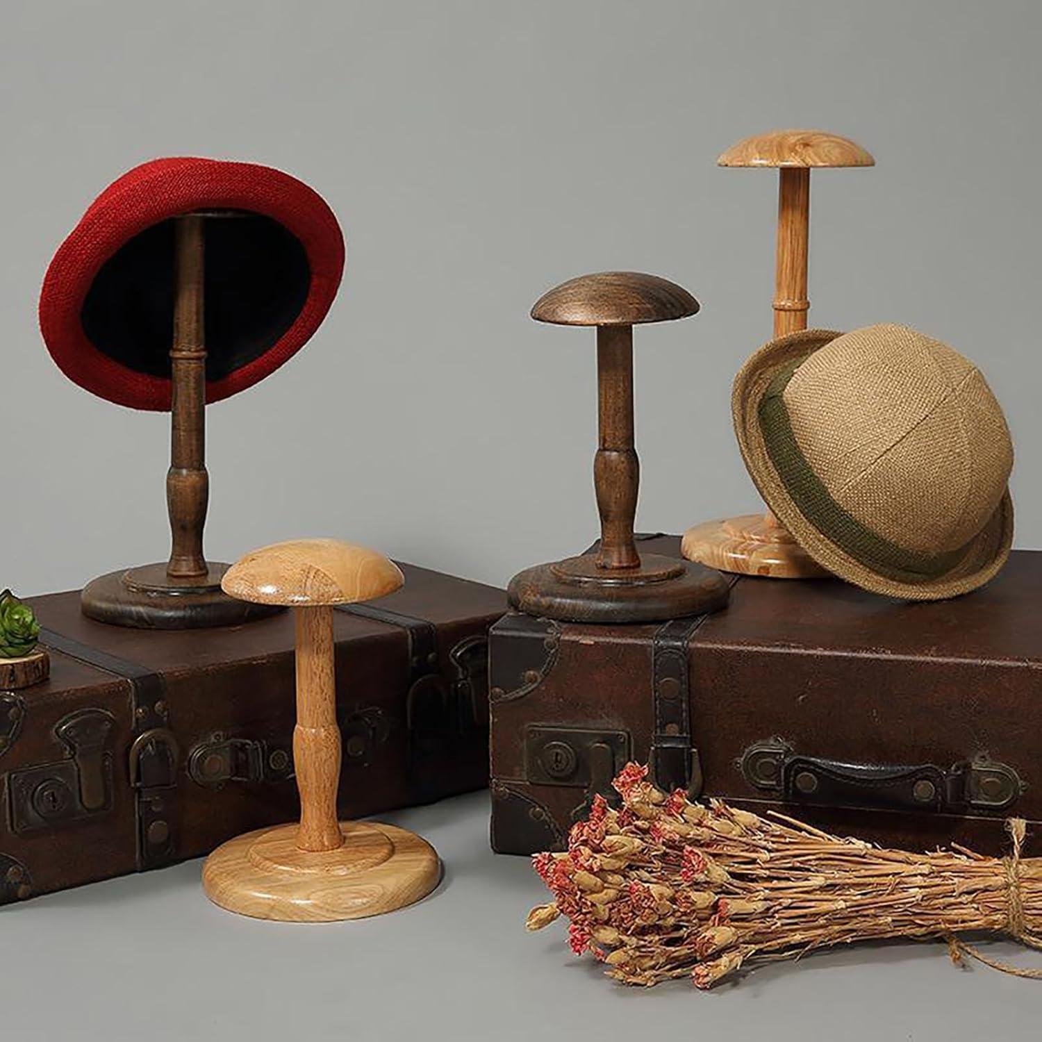 Soporte para Sombreros Vintage CHADWICK de Madera 21 cm