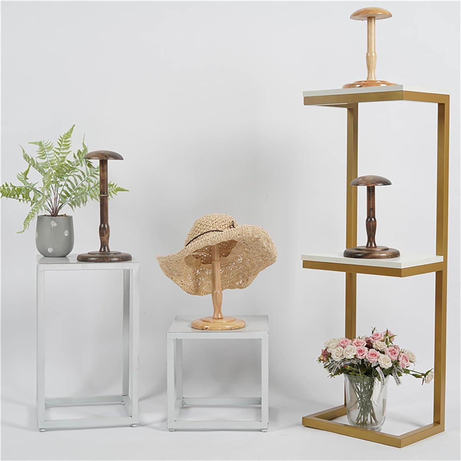 Soporte para Sombreros Vintage CHADWICK de Madera 21 cm