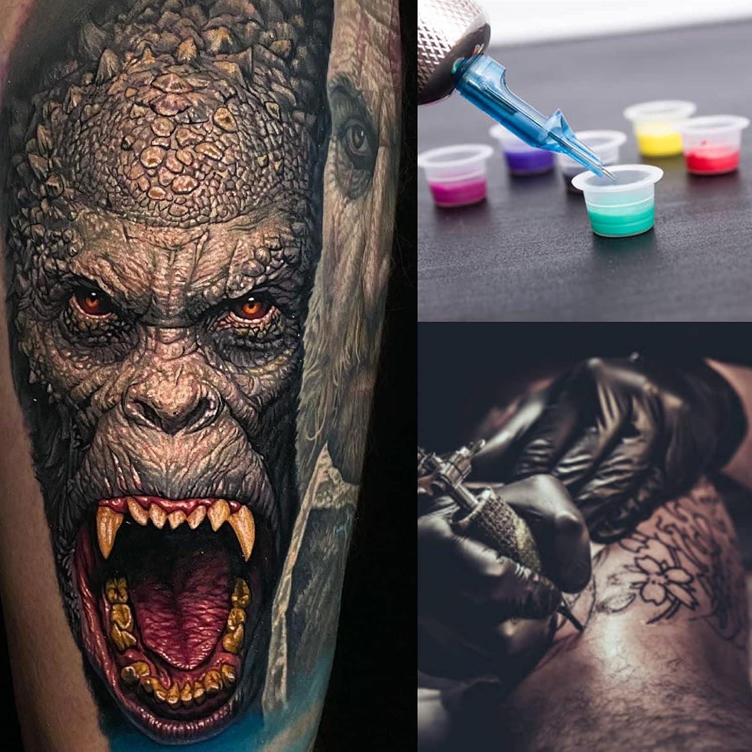 Tapas de Tinta Desechables Jconly - 300 Pcs para Tatuajes