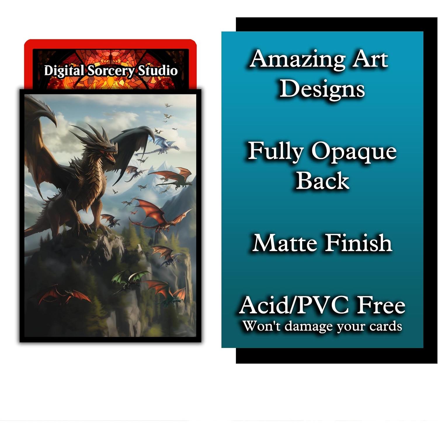 Fundas para Cartas Dragón UR Digital Sorcery 102 Unidades