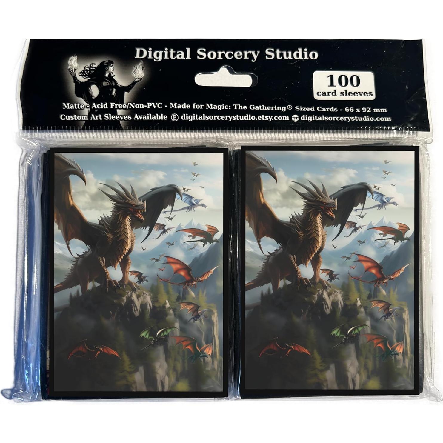 Fundas para Cartas Dragón UR Digital Sorcery 102 Unidades