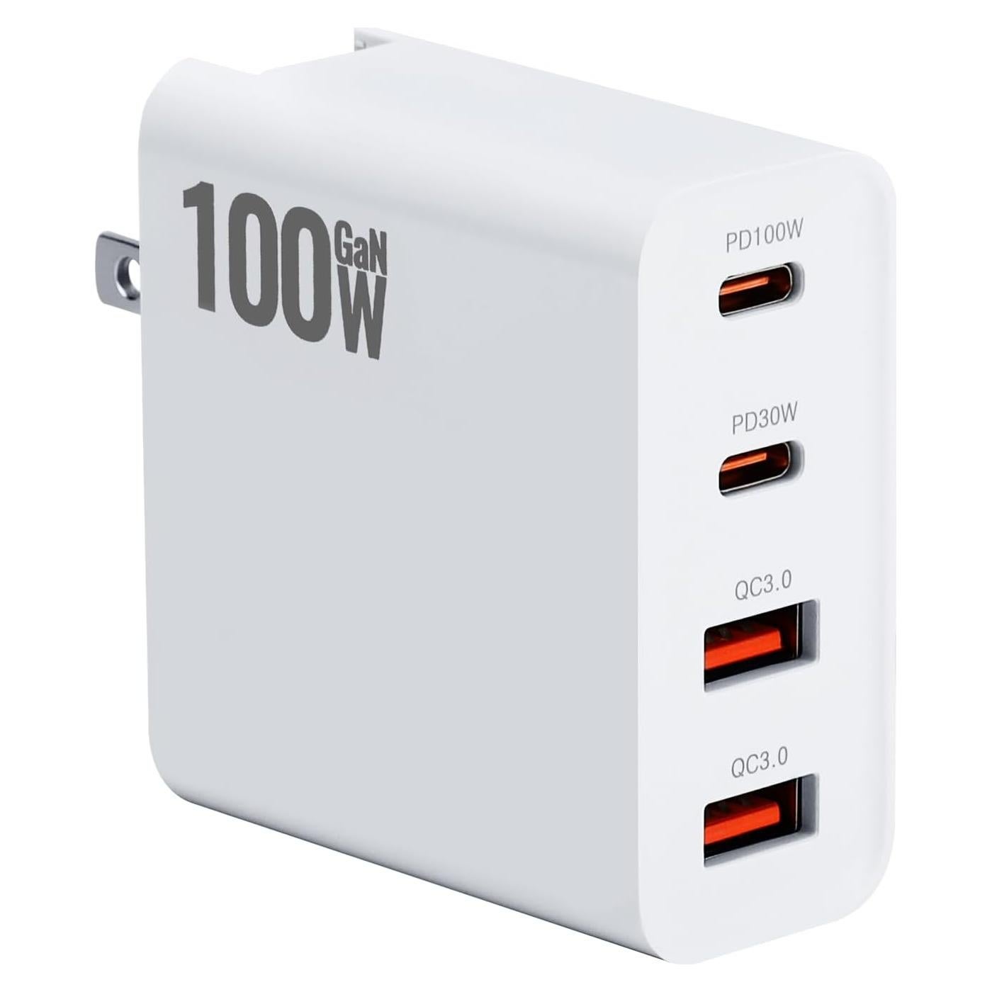 Cargador RCstyle 100W GaN 4 Puertos para Drones DJI