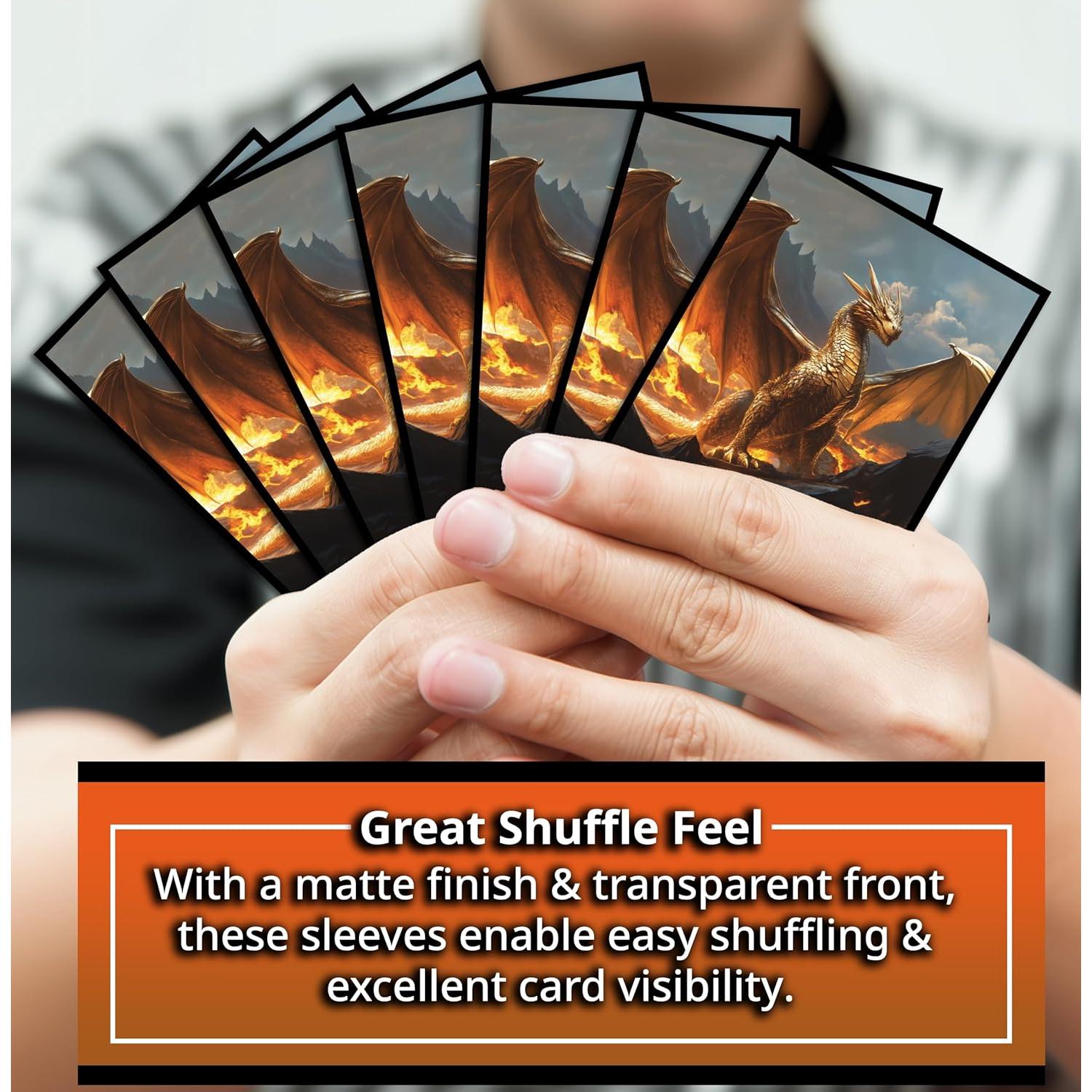 Mangas para Cartas Digital Sorcery Dragón de Bronce 102 Unidades