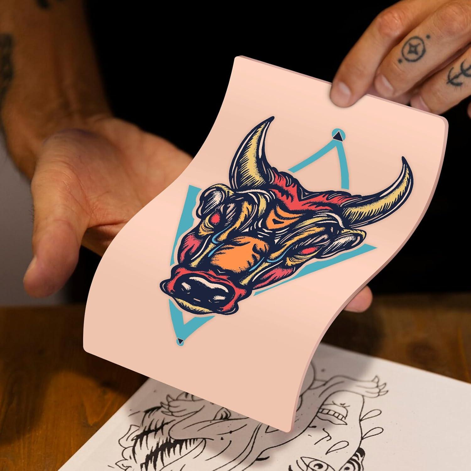 Piel Falsa de Tatuaje Sintética 3mm KTKAJW - 4 Piezas