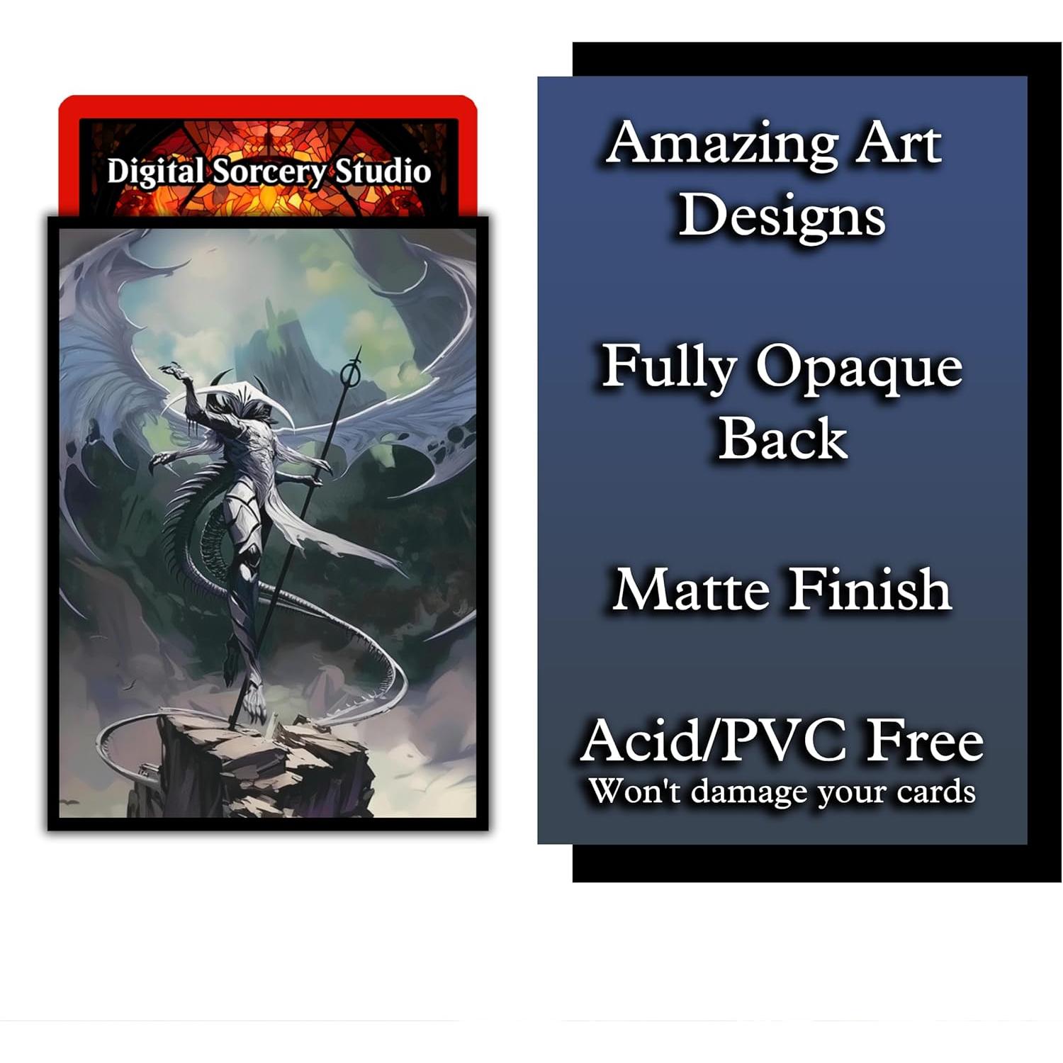 Mangas para Cartas Digital Sorcery Angel Horror - 102 Pzas