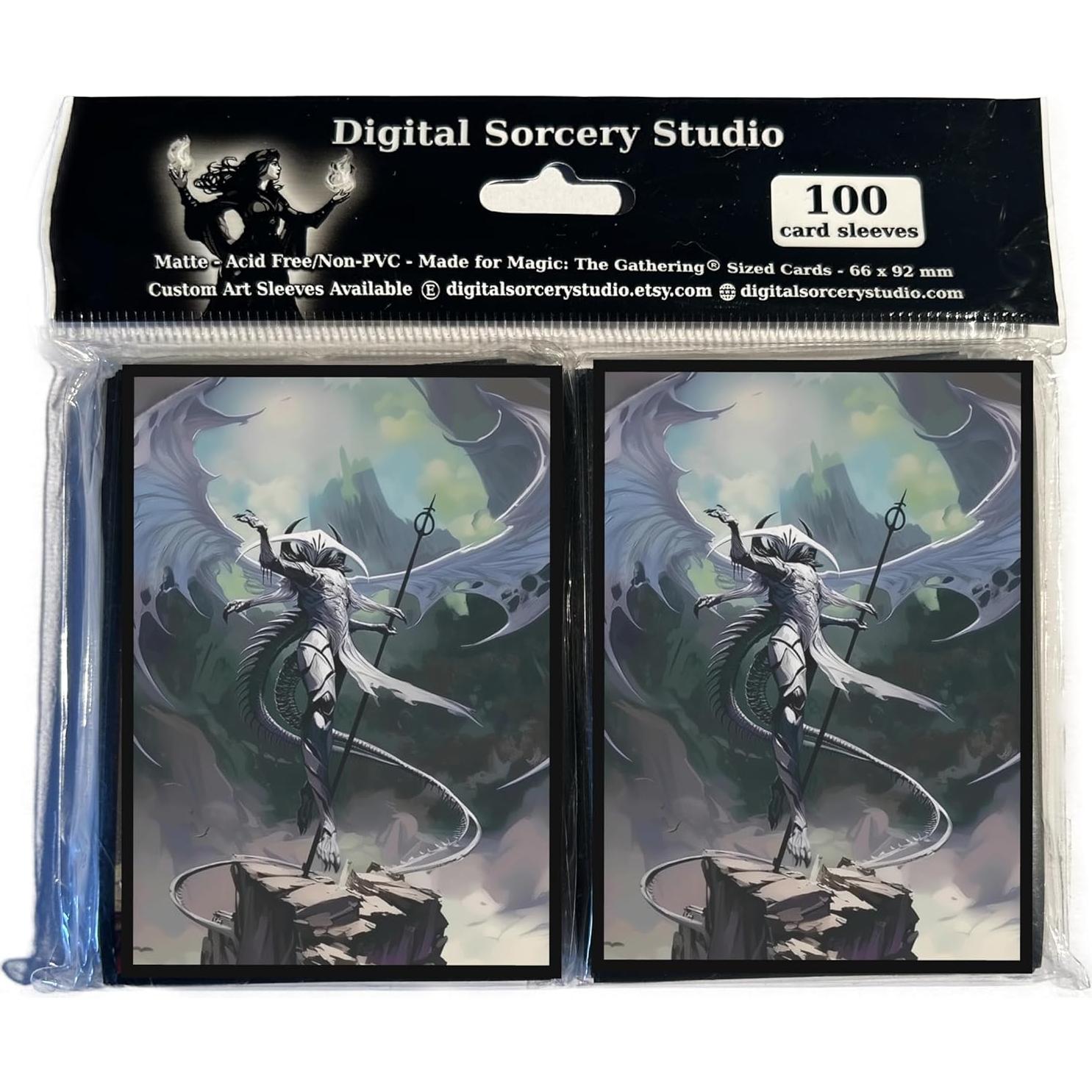 Mangas para Cartas Digital Sorcery Angel Horror - 102 Pzas