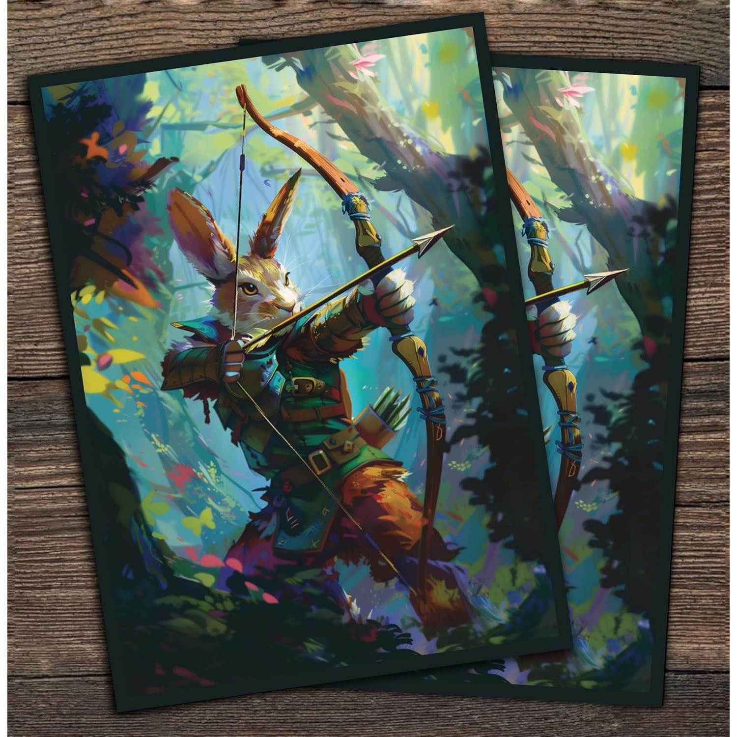 Mangas para Cartas Digital Sorcery Rabbit Archer 100 Unidades