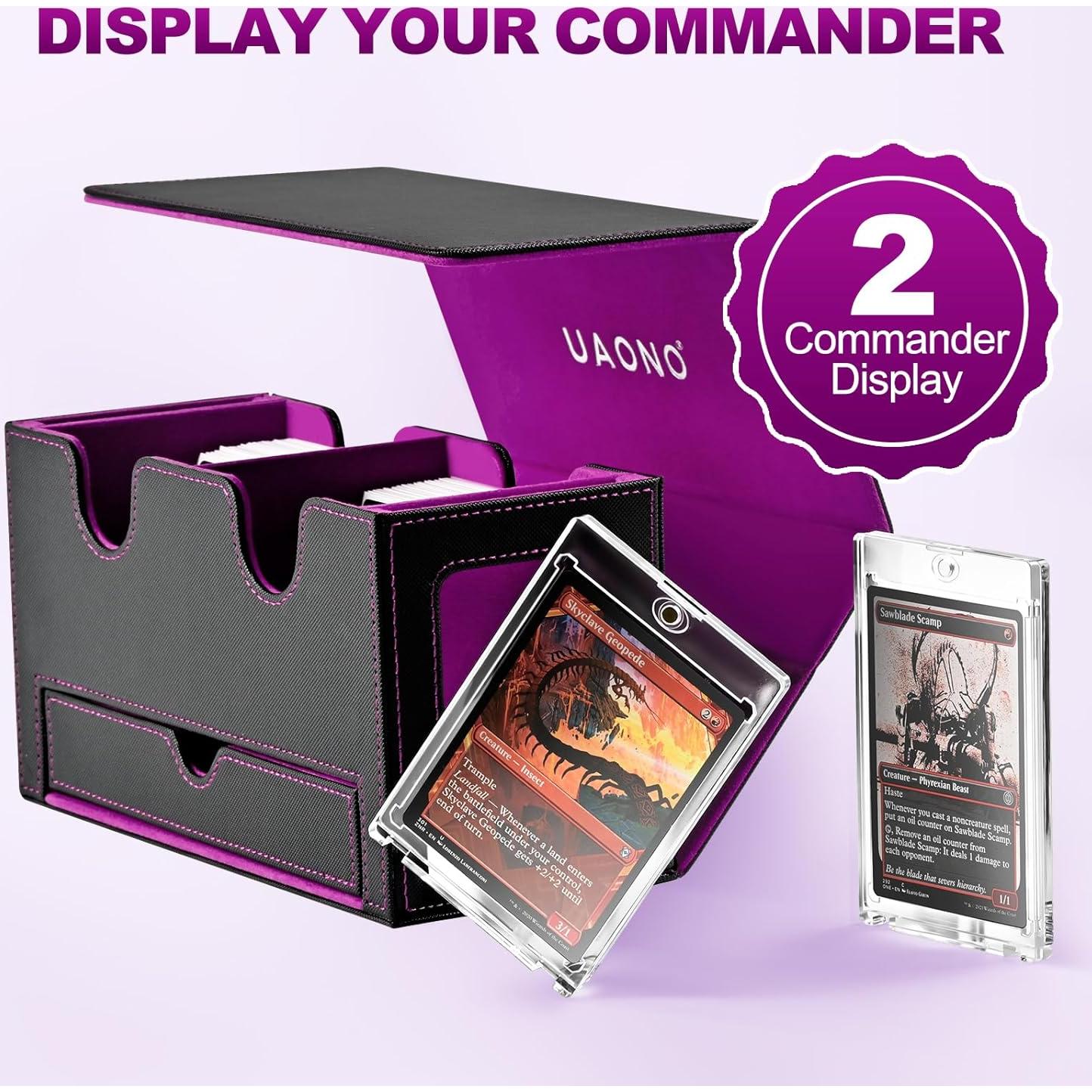 Caja de Barajas UAONO Doble con Expositores y Bandeja para Dados