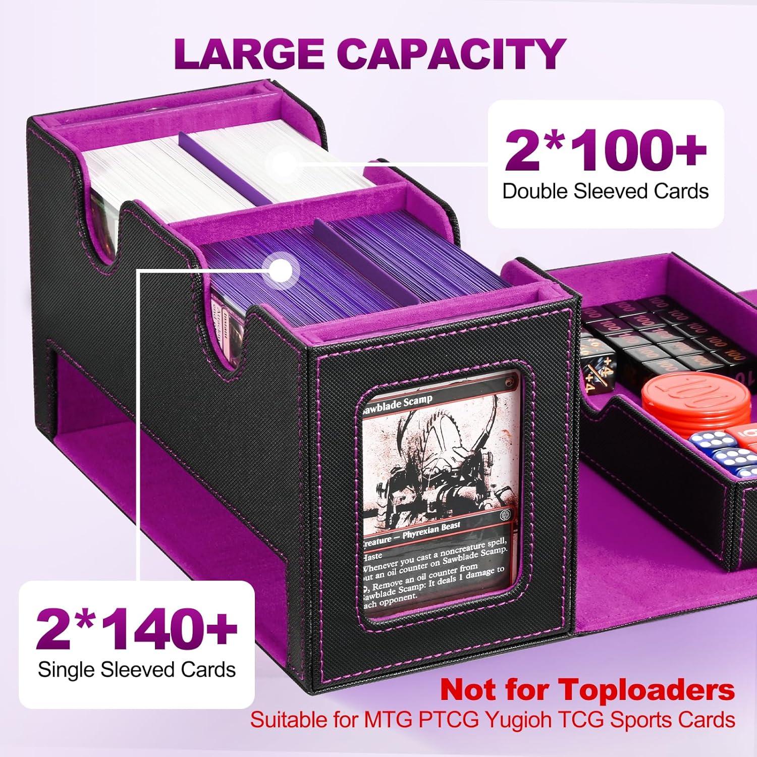 Caja de Barajas UAONO Doble con Expositores y Bandeja para Dados