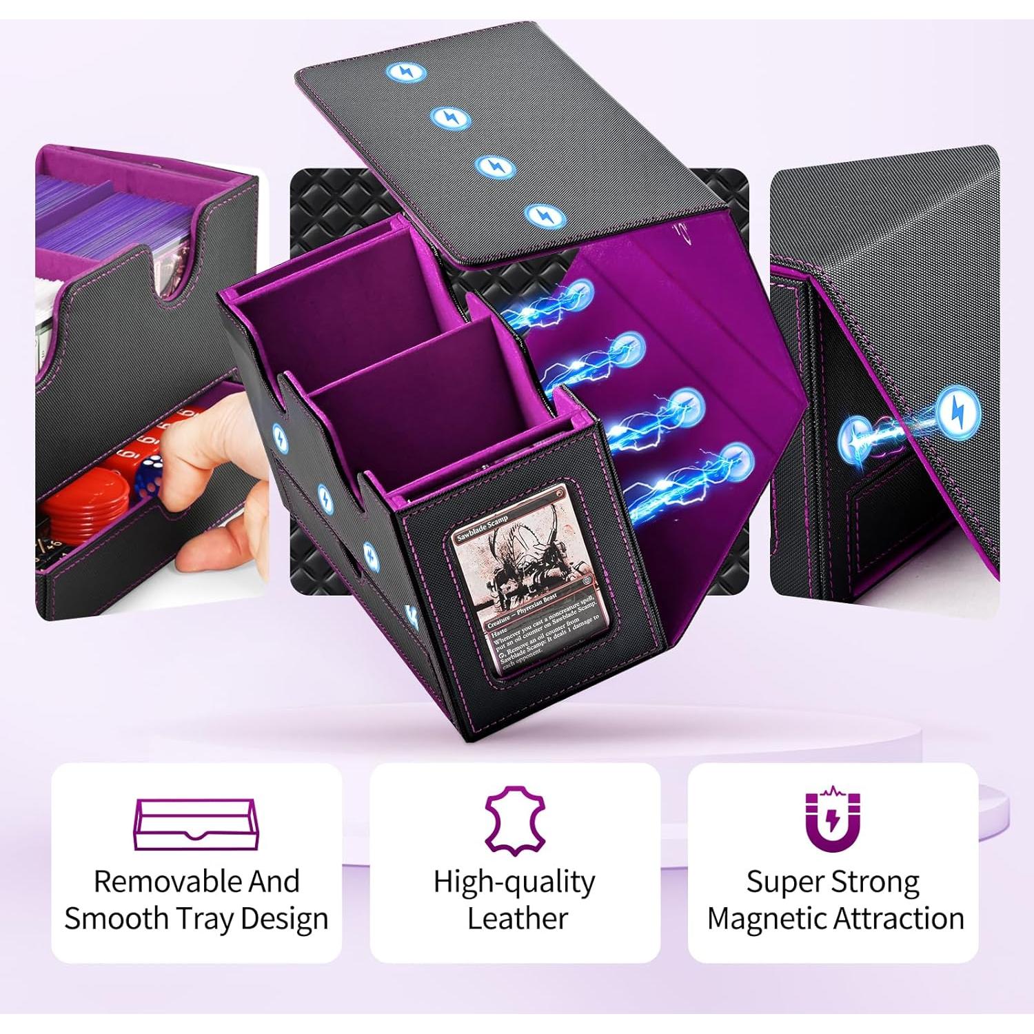 Caja de Barajas UAONO Doble con Expositores y Bandeja para Dados