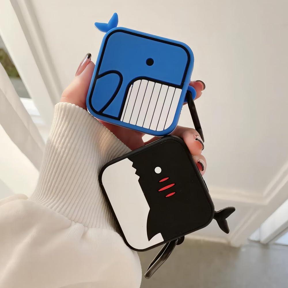 Funda de Silicona ZOSTLAND para Auriculares Galaxy Buds 2 Pro - Tiburón Negro